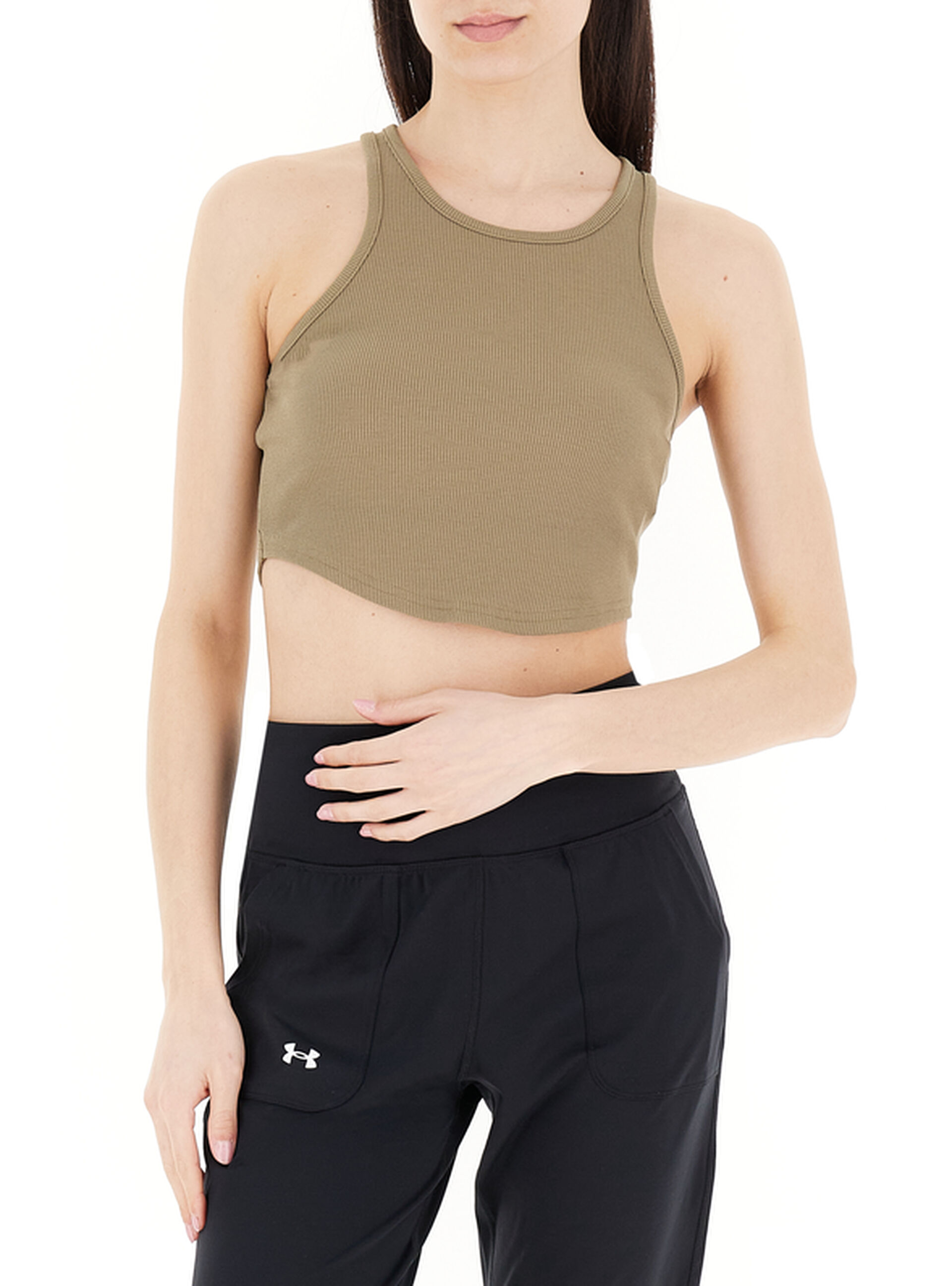 Canotta a costine VERDE MILITARE XS