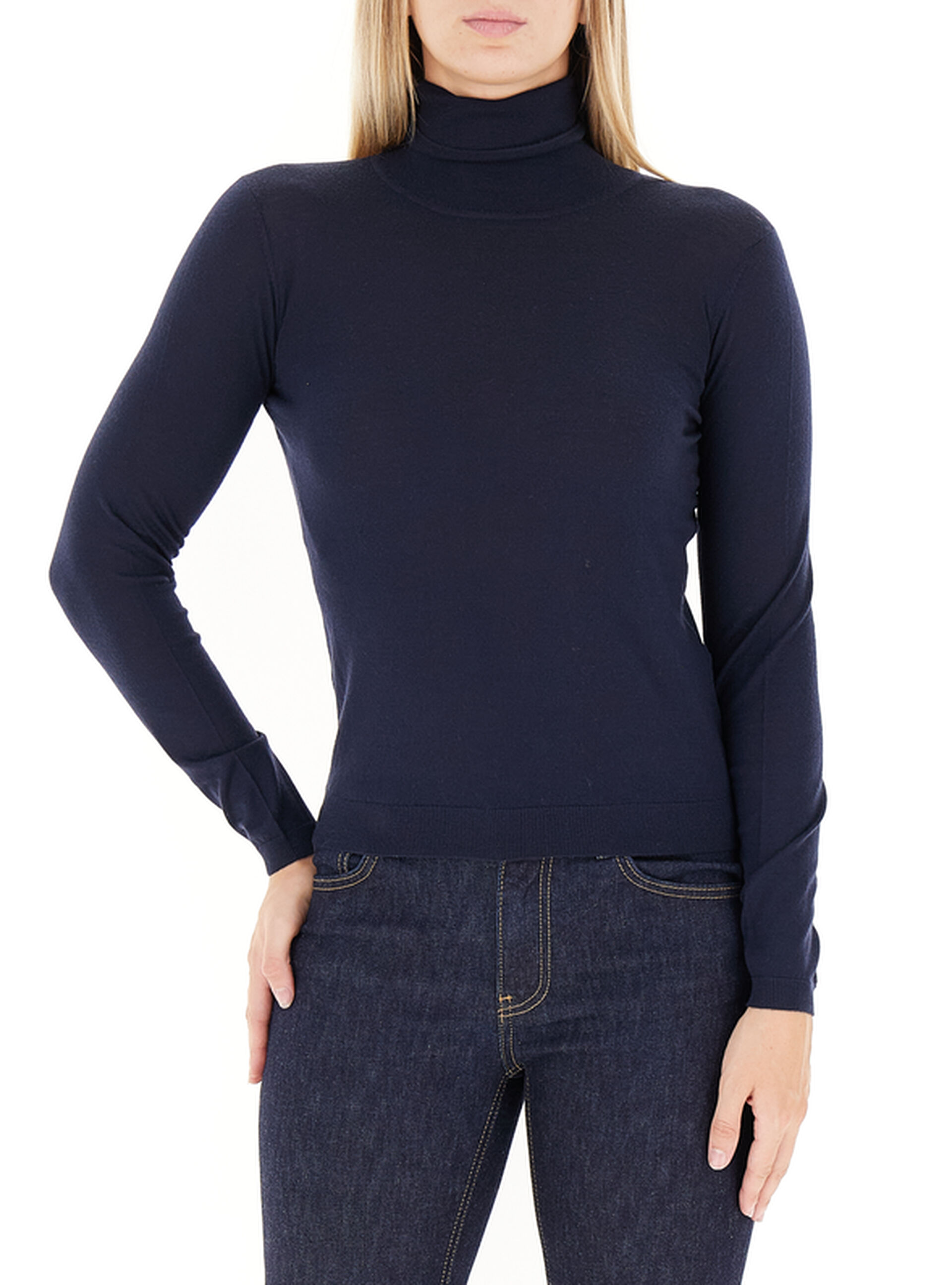 Dolcevita maniche lunghe BLU NAVY