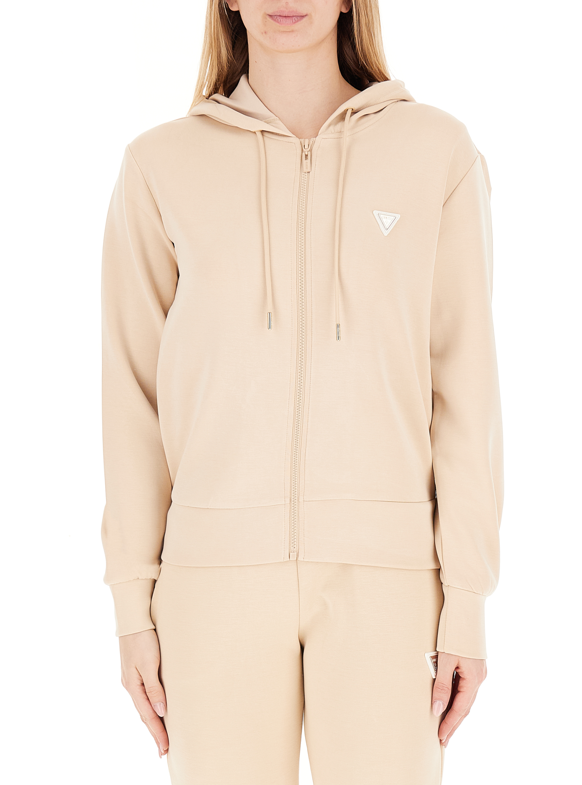 Guess Felpa con cappuccio BEIGE