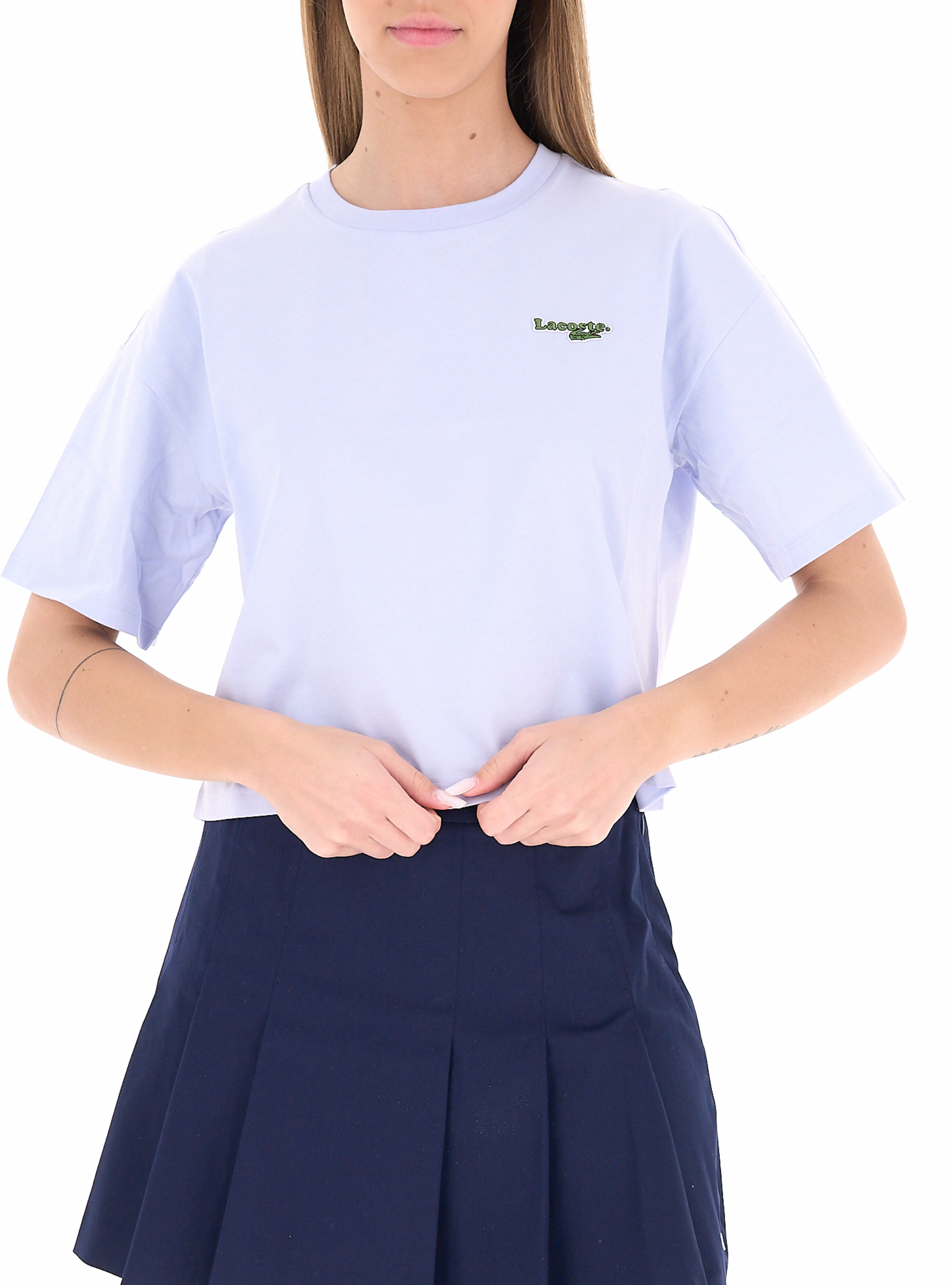 T-shirt girocollo AZZURRO CHIARO 38