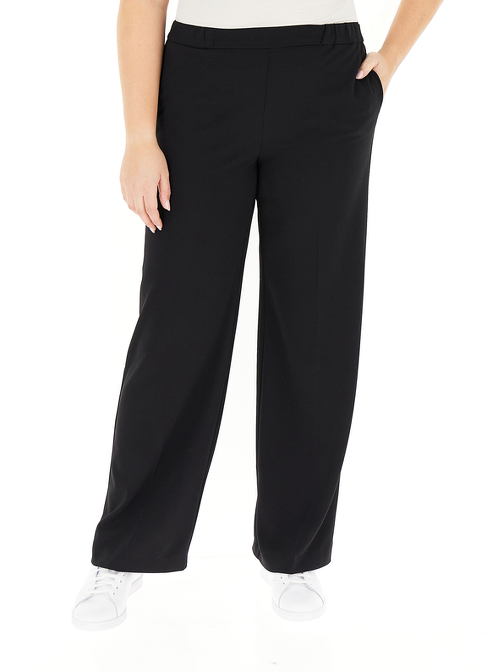 Pantalone wide leg NERO L