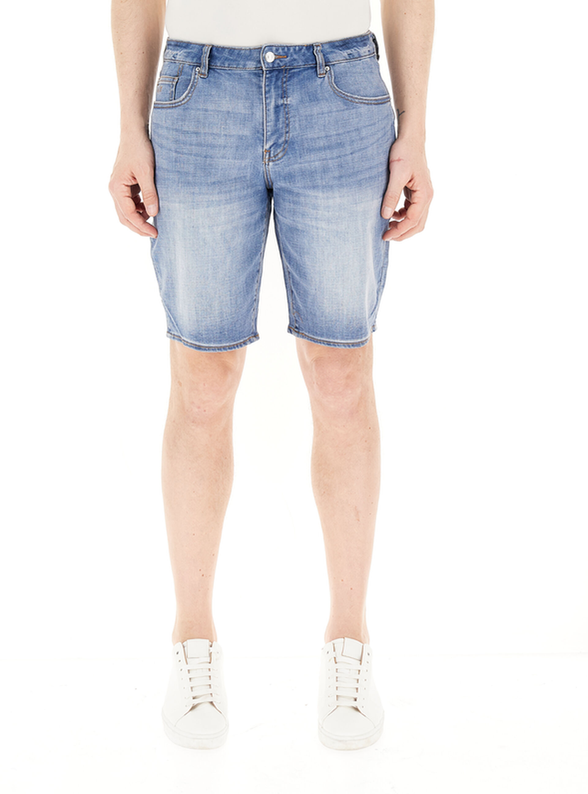 Bermuda in jeans BLU CHIARO