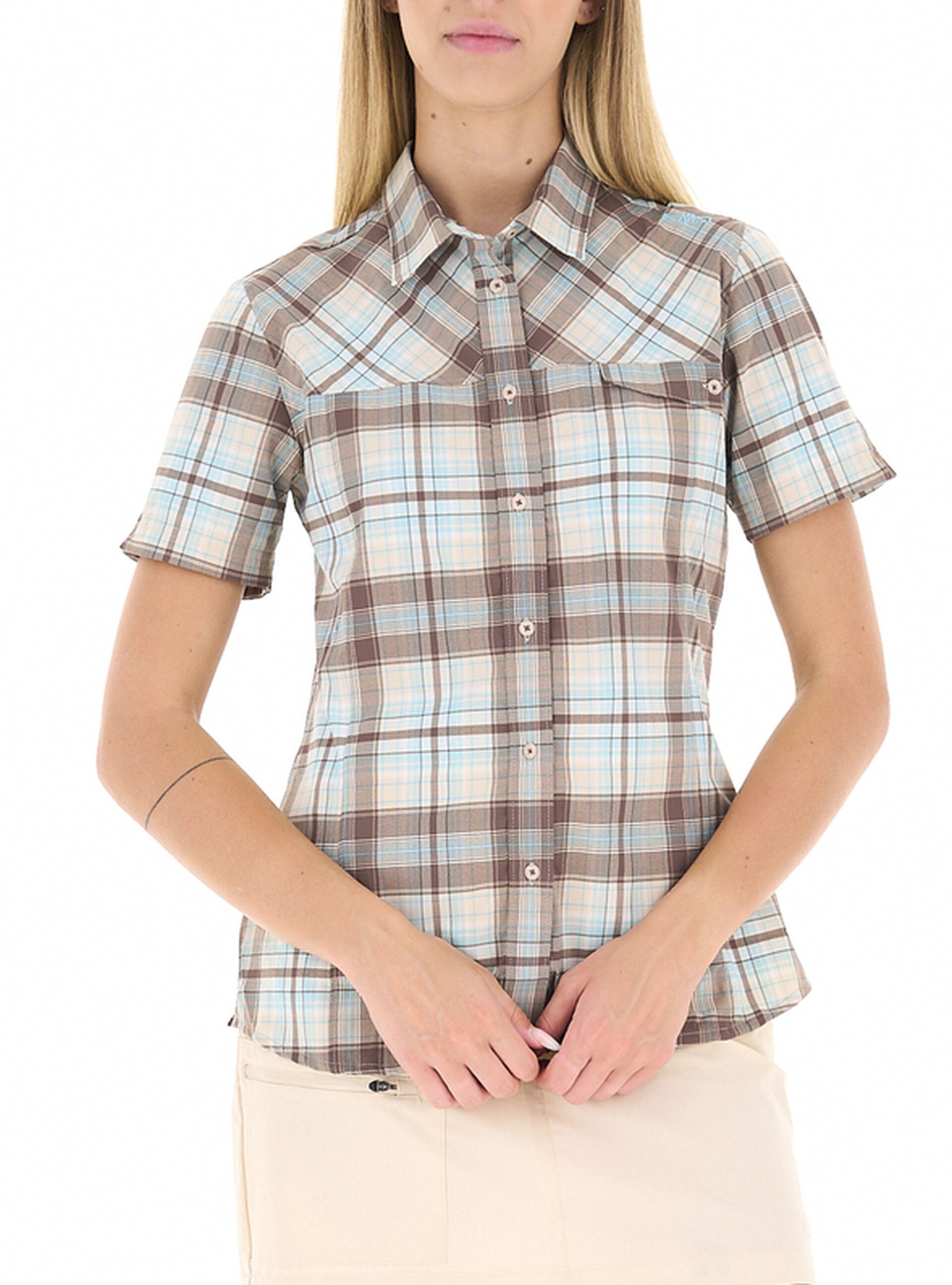 Camicia tessuto tecnico AZZURRO CHIARO 42