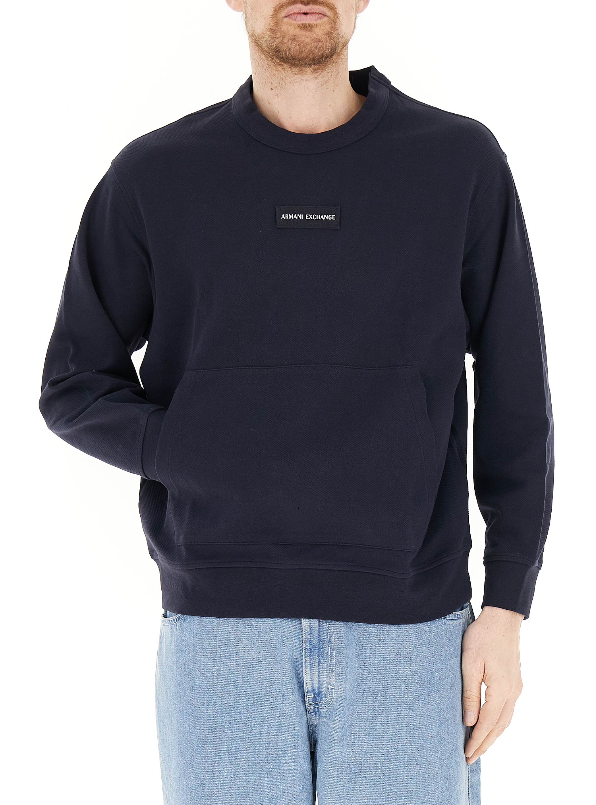 Felpa girocollo BLU NAVY