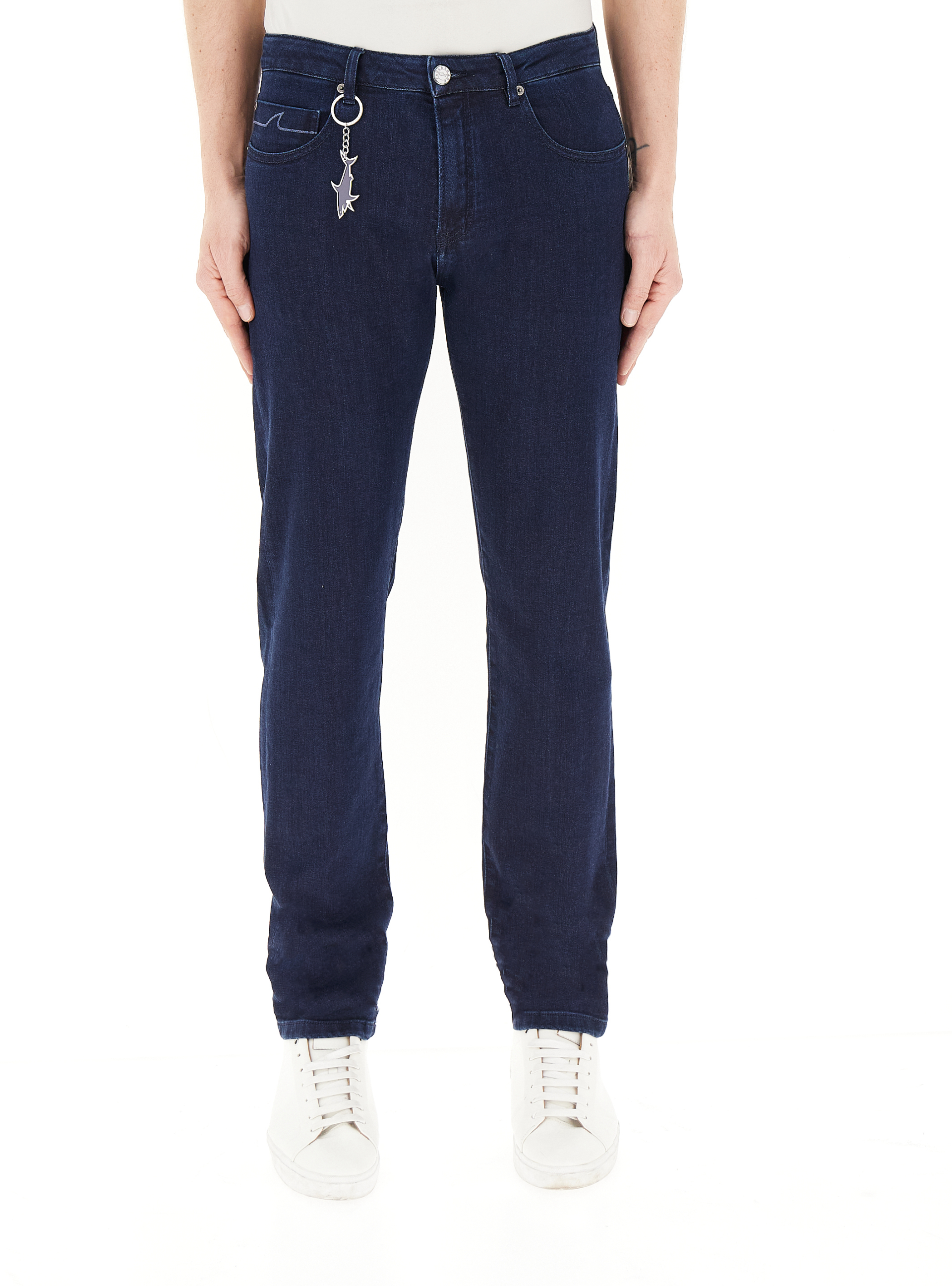 Jeans straight leg BLU SCURO