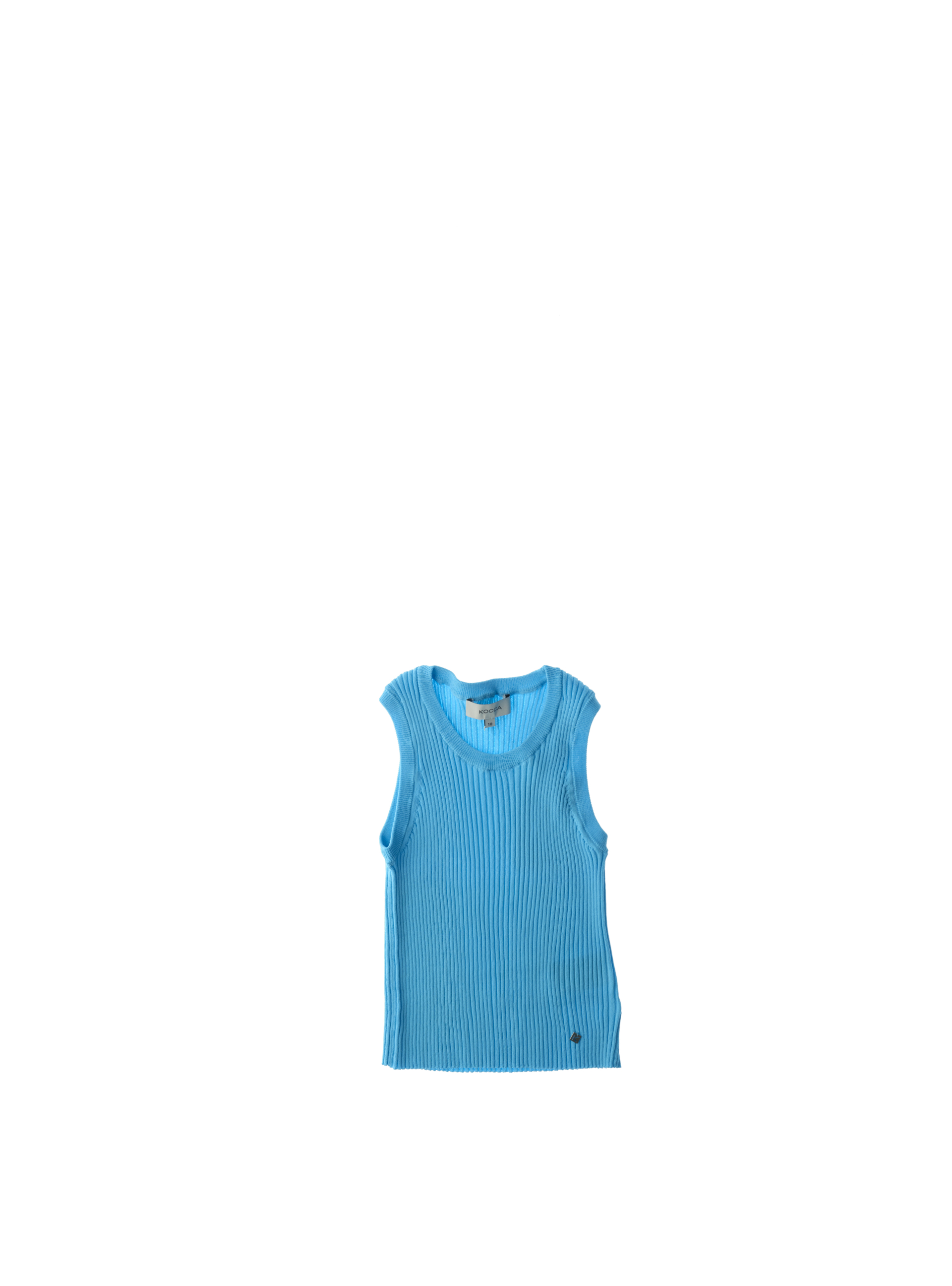KOCCA Top a costine TURCHESE