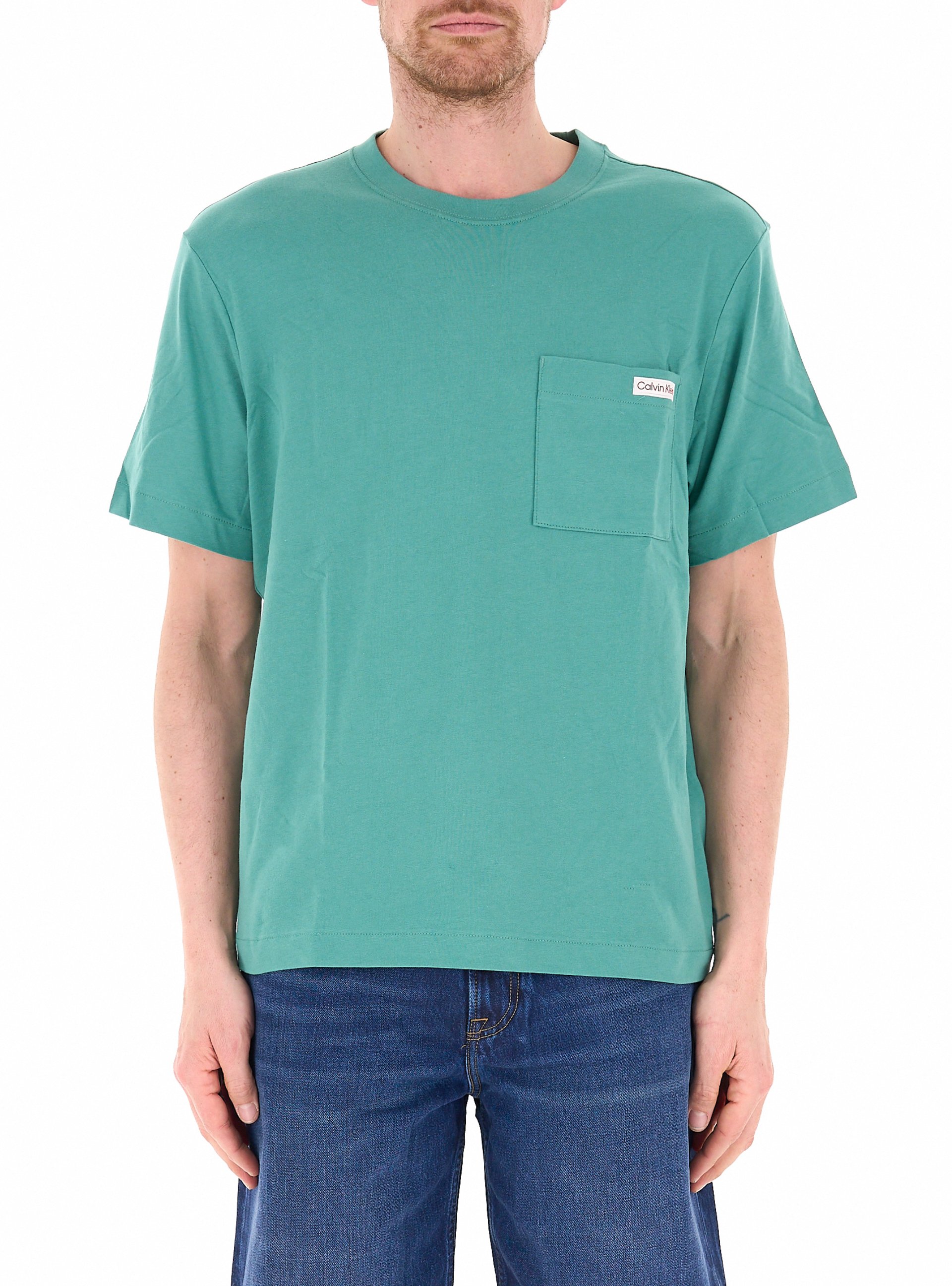 T-shirt girocollo TURCHESE