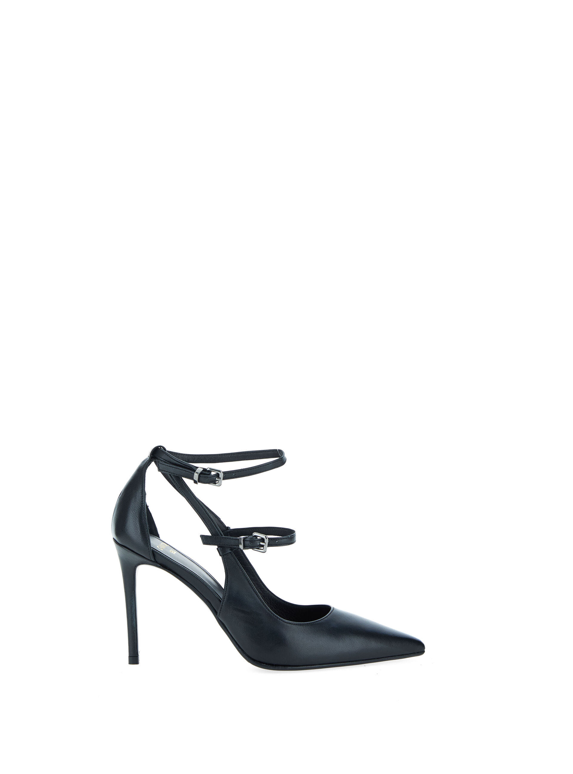 Décolleté in pelle NERO 38.5