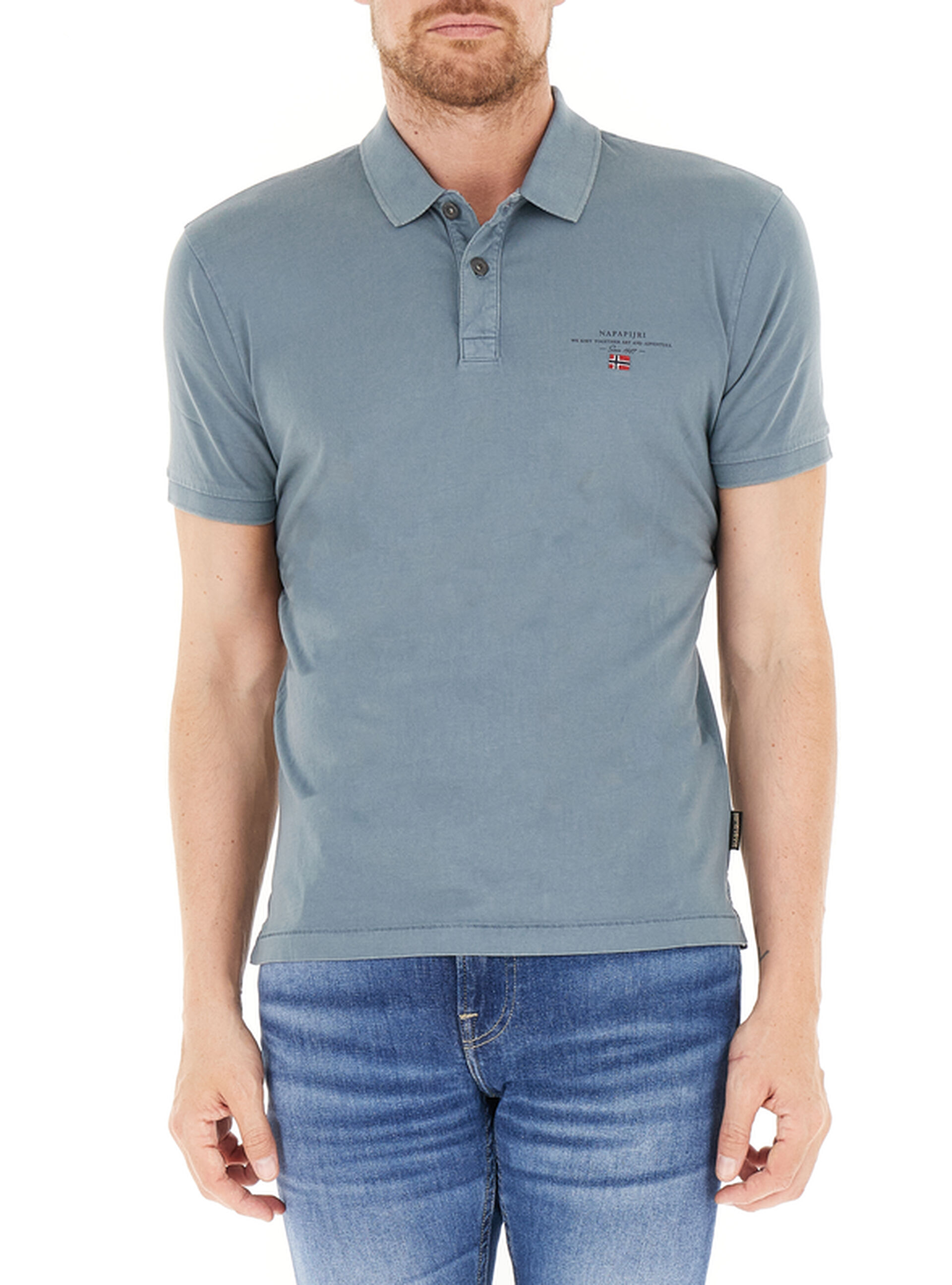 Polo maniche corte GRIGIO 3XL