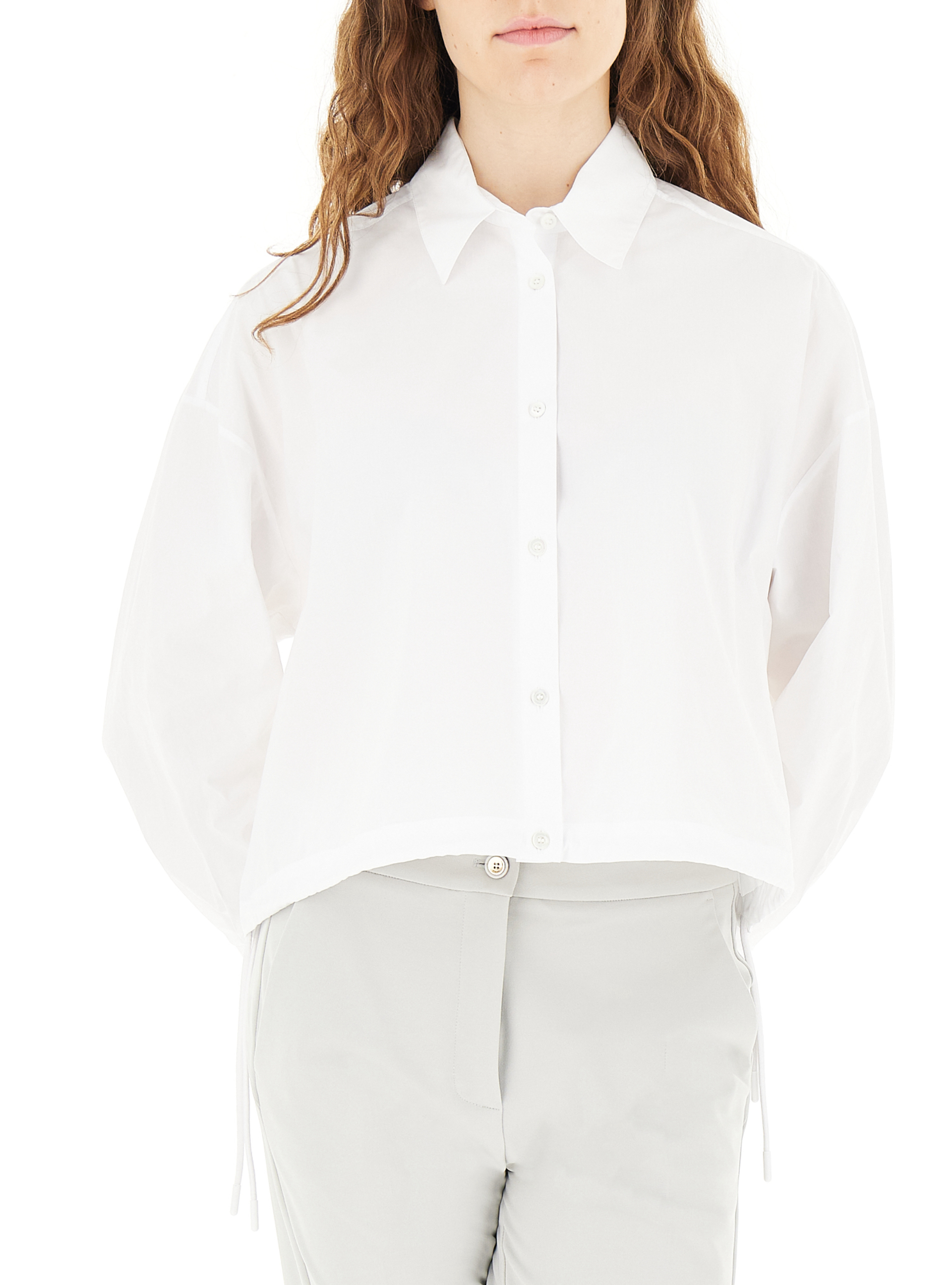Pinko Camicia con coulisse BIANCO