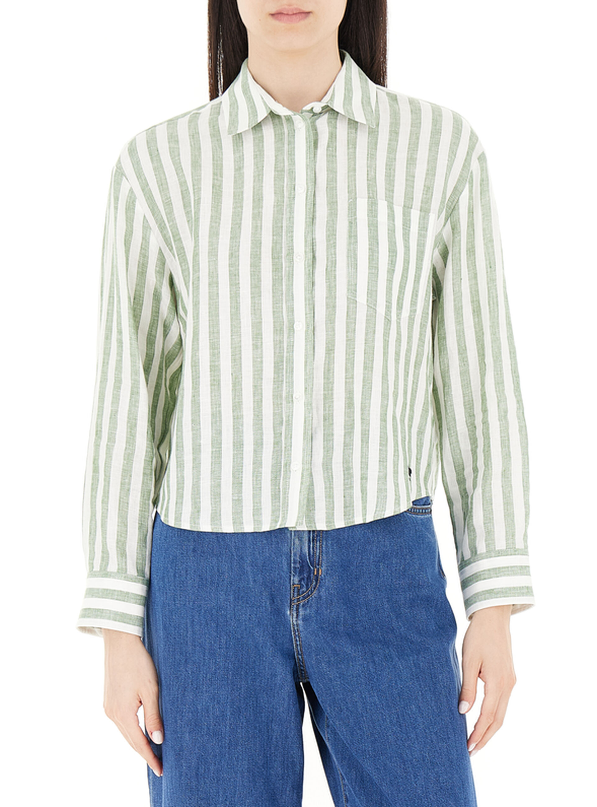 Camicia in lino SALVIA