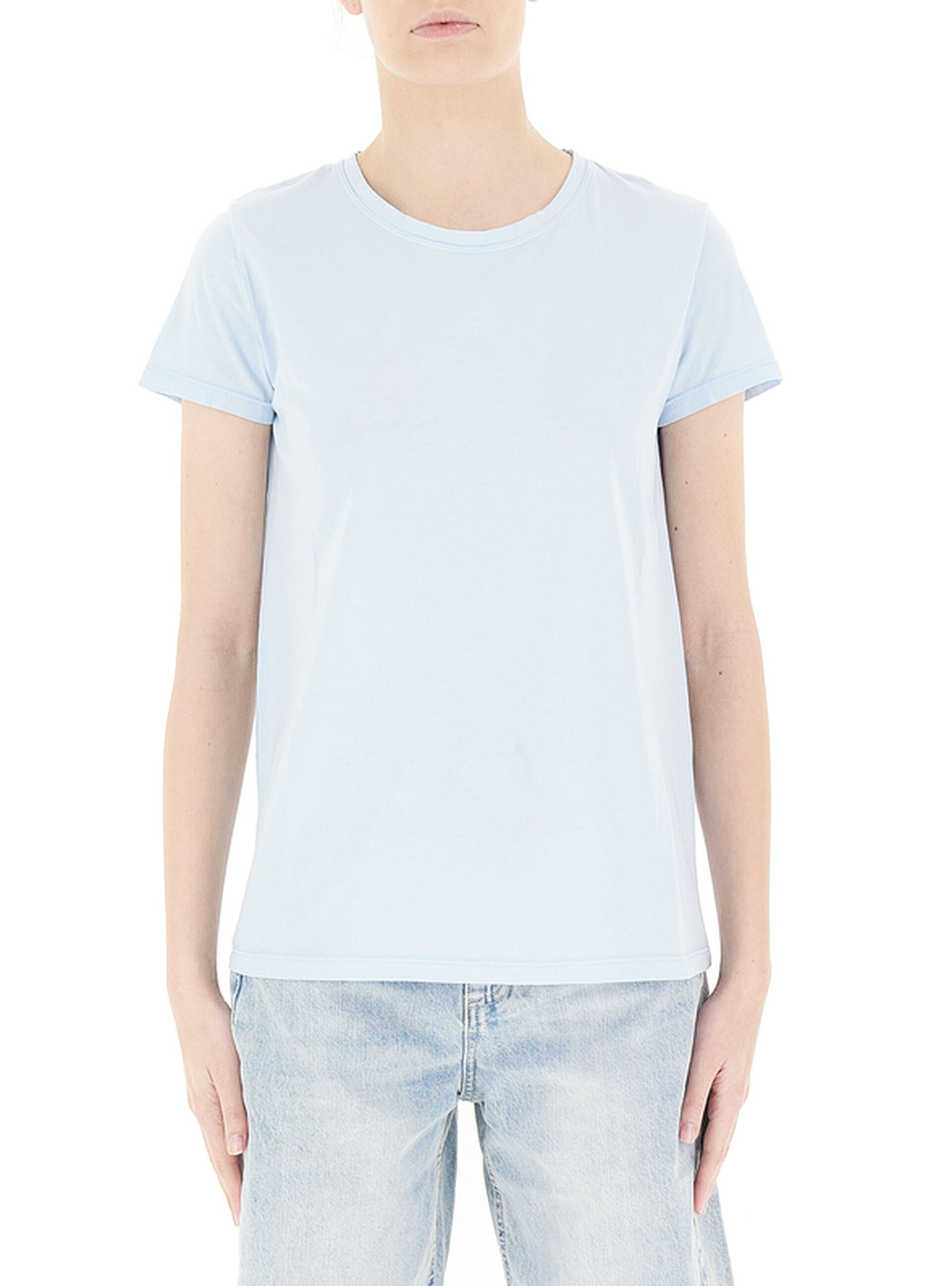 VICOLO T-shirt girocollo CELESTE