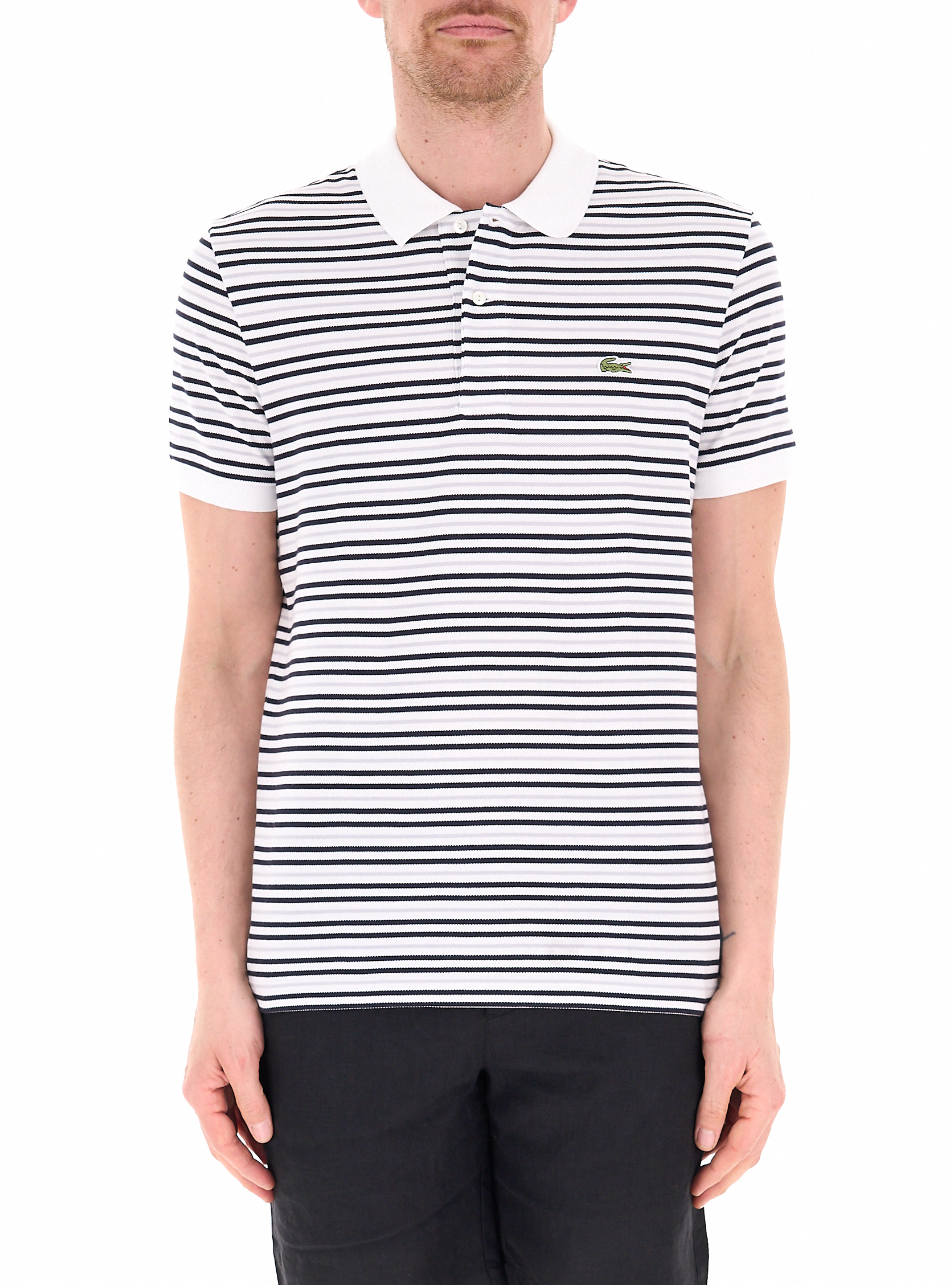 Lacoste Polo in cotone BIANCO 5