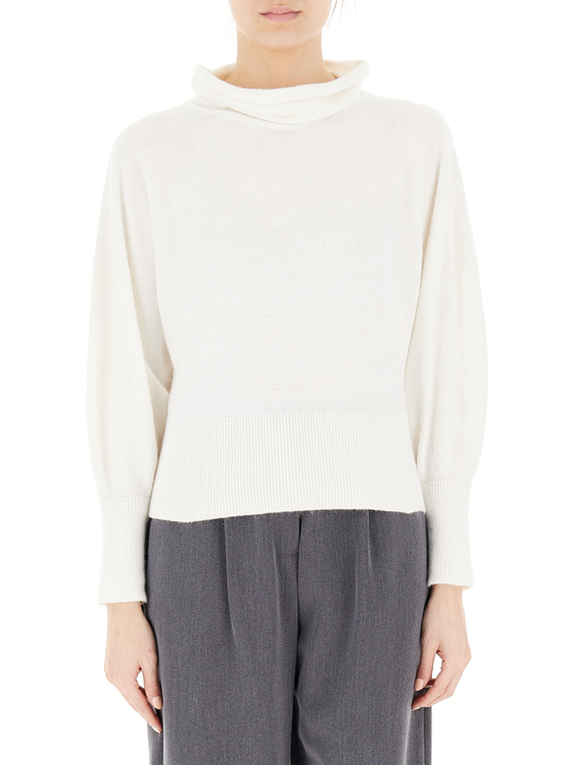 Maglione maniche lunghe BIANCO S