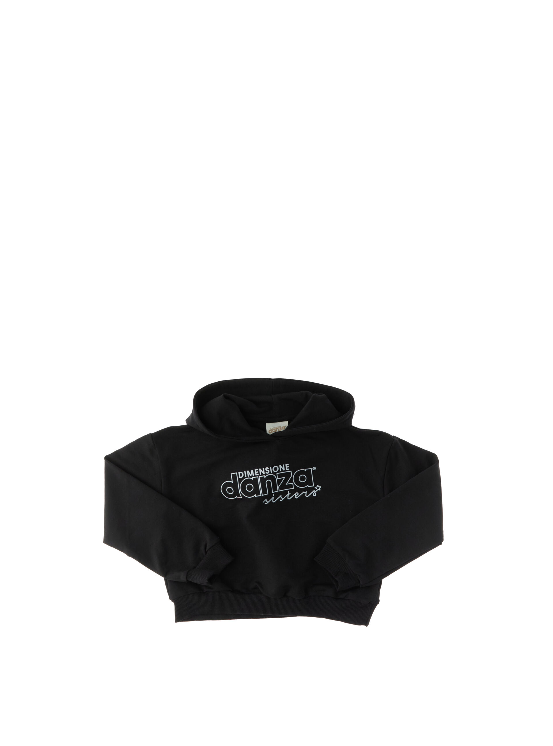 Felpa con cappuccio NERO