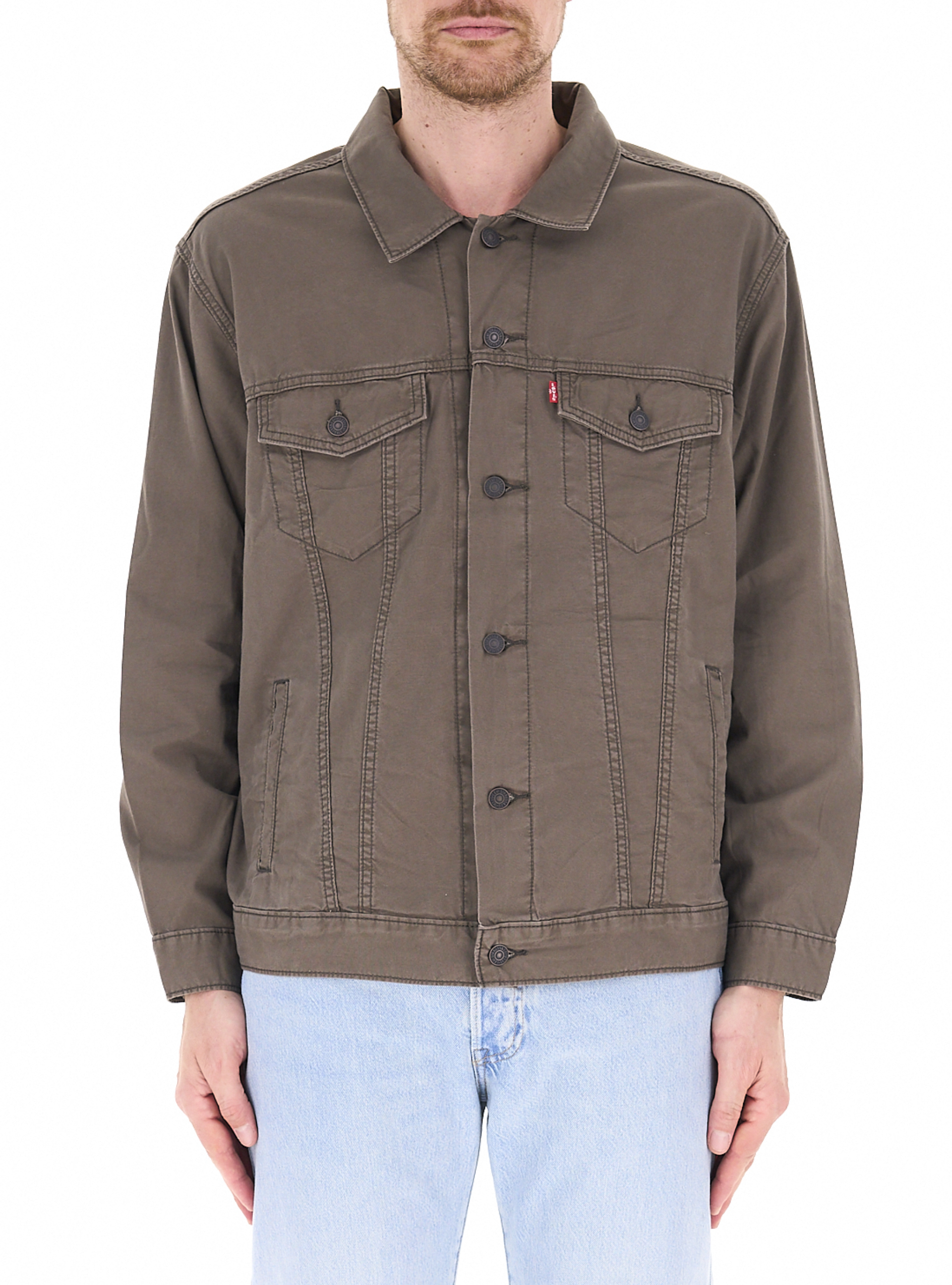 Giacca overshirt in jeans LEVI'S FANGO