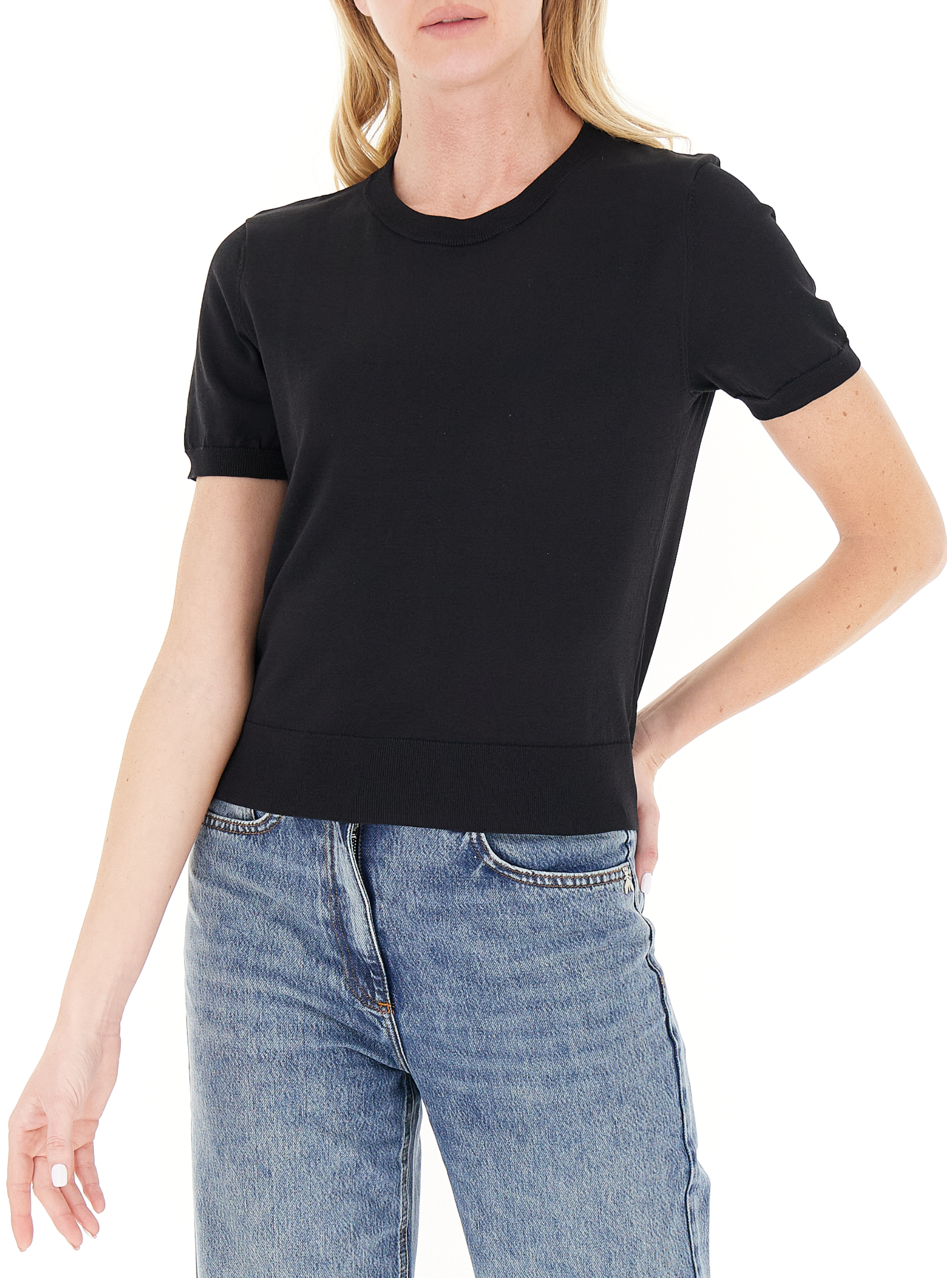 Maglia maniche corte NERO