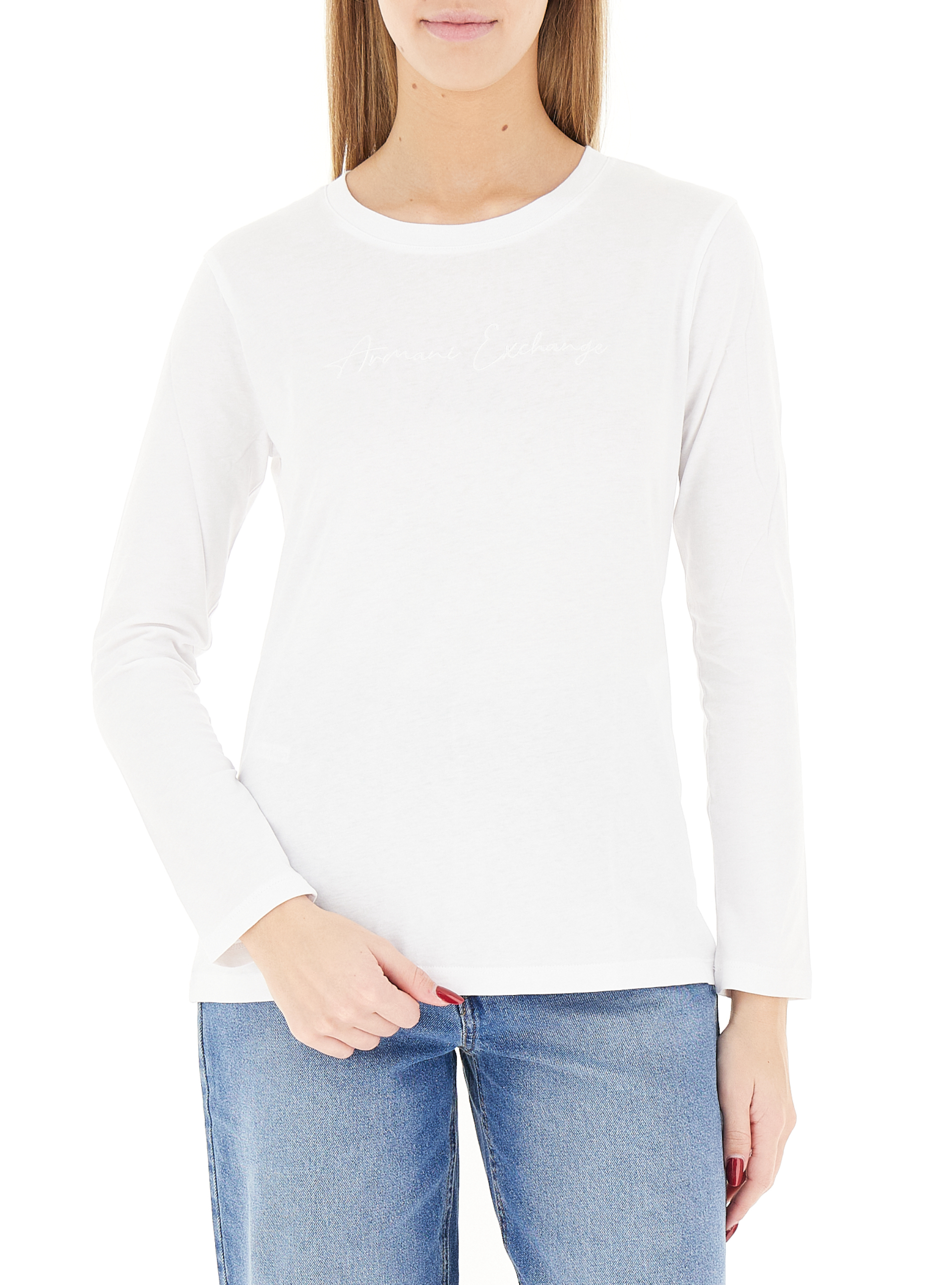 T-shirt girocollo BIANCO L