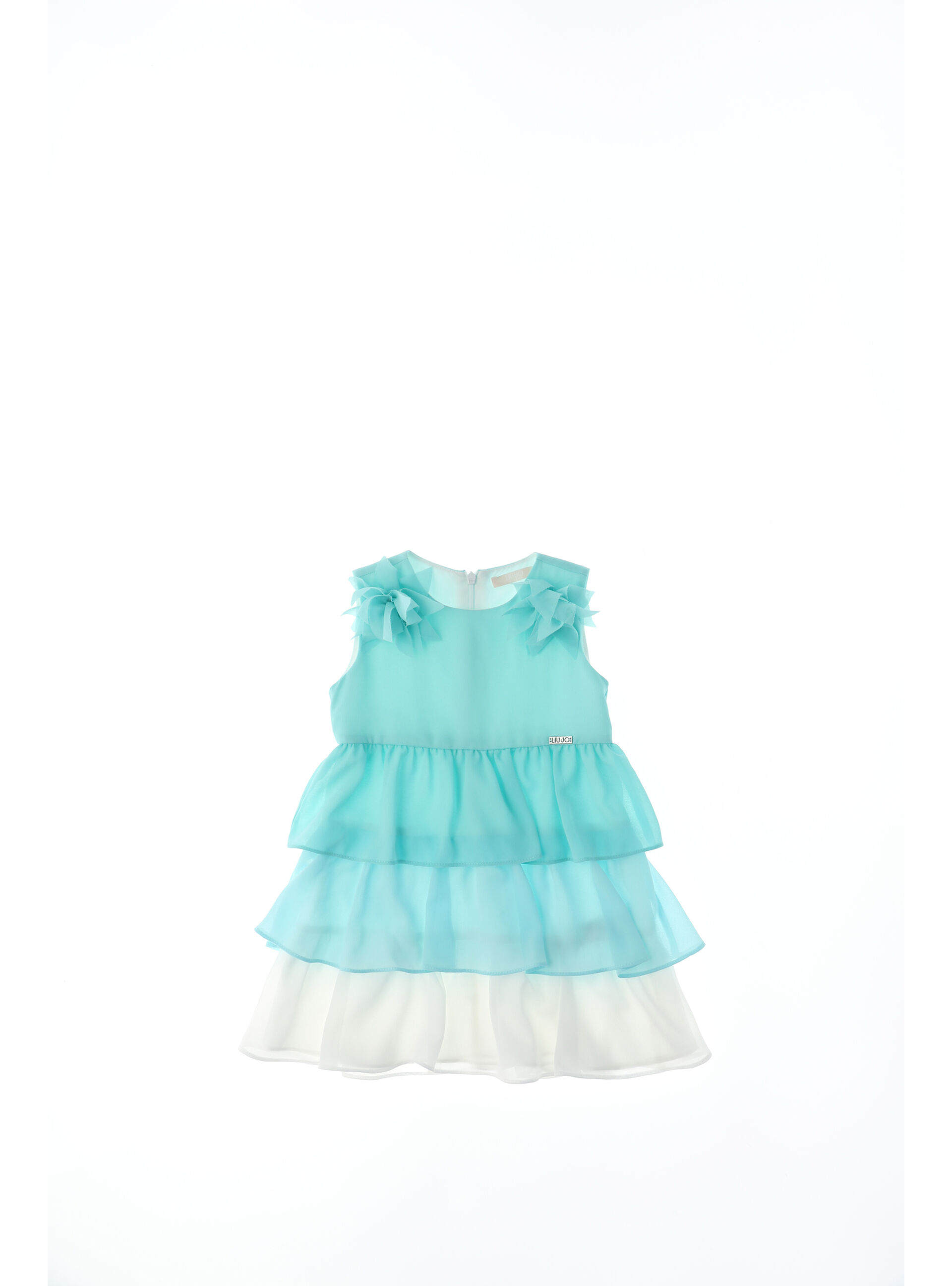Abito a balze BABY AZZURRO 6A