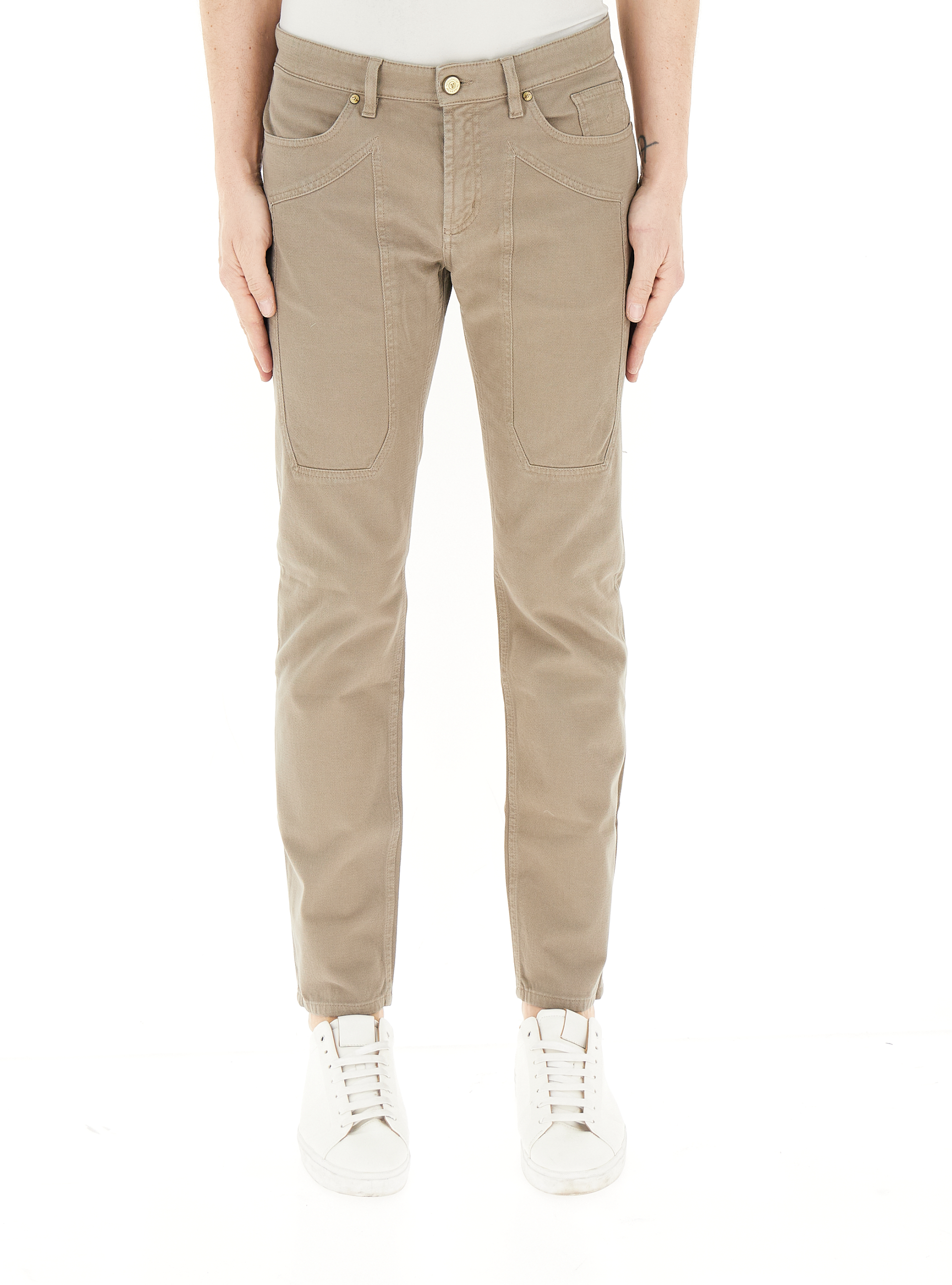 JECKERSON Pantalone slim BEIGE 40