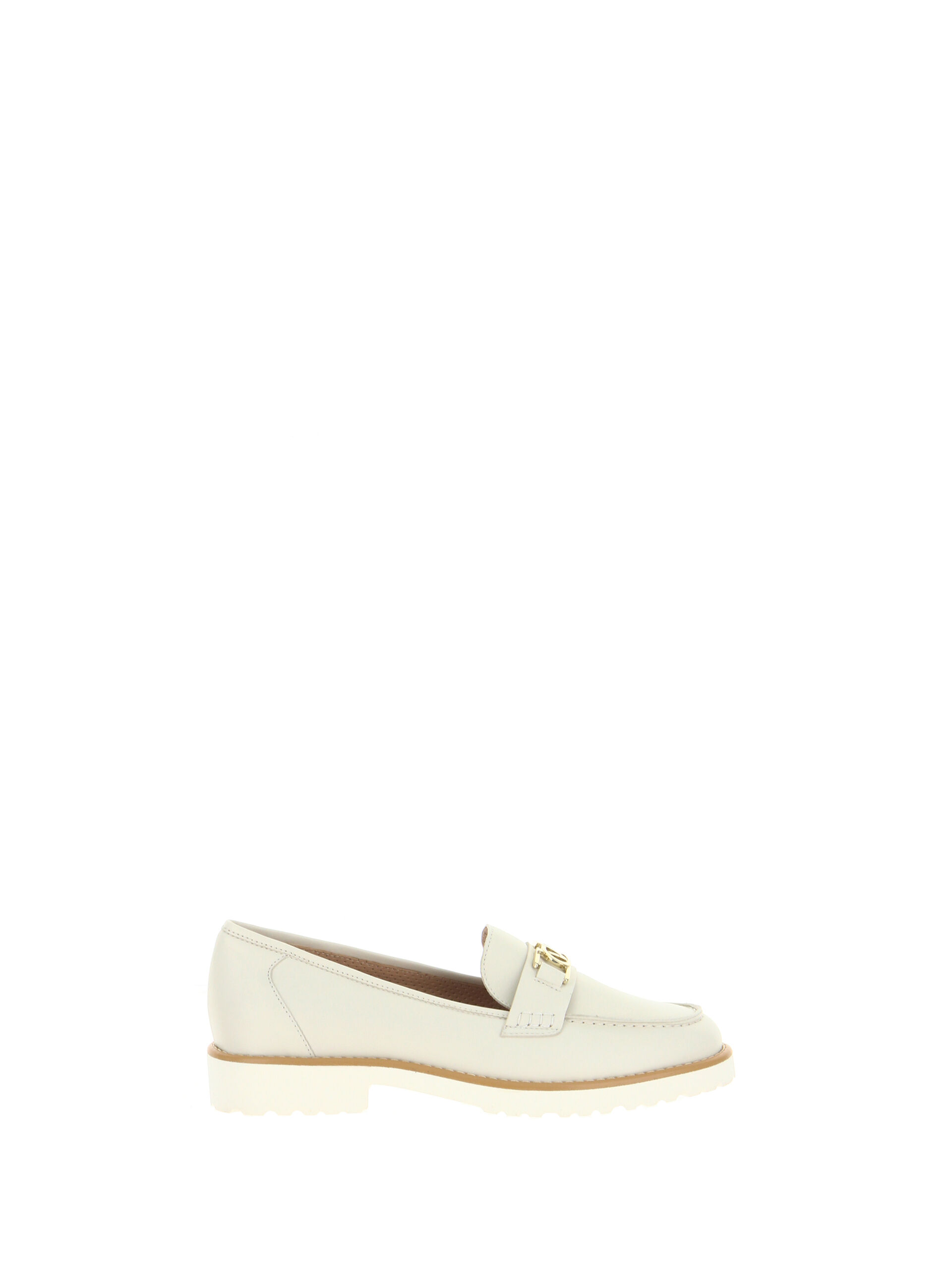 Mocassini in pelle CINZIA VALLE GRIGIO