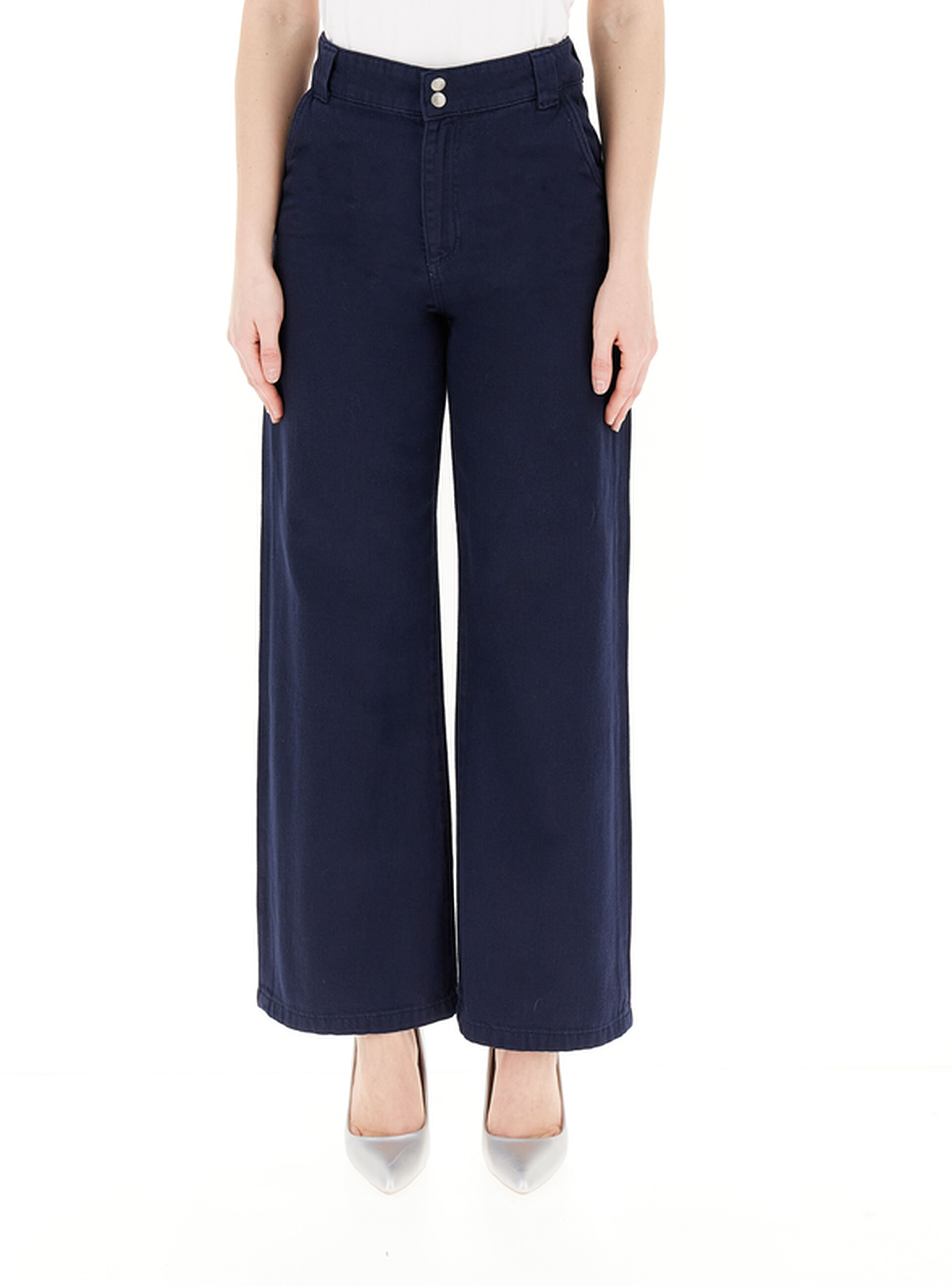 Pantalone a palazzo BLU NOTTE