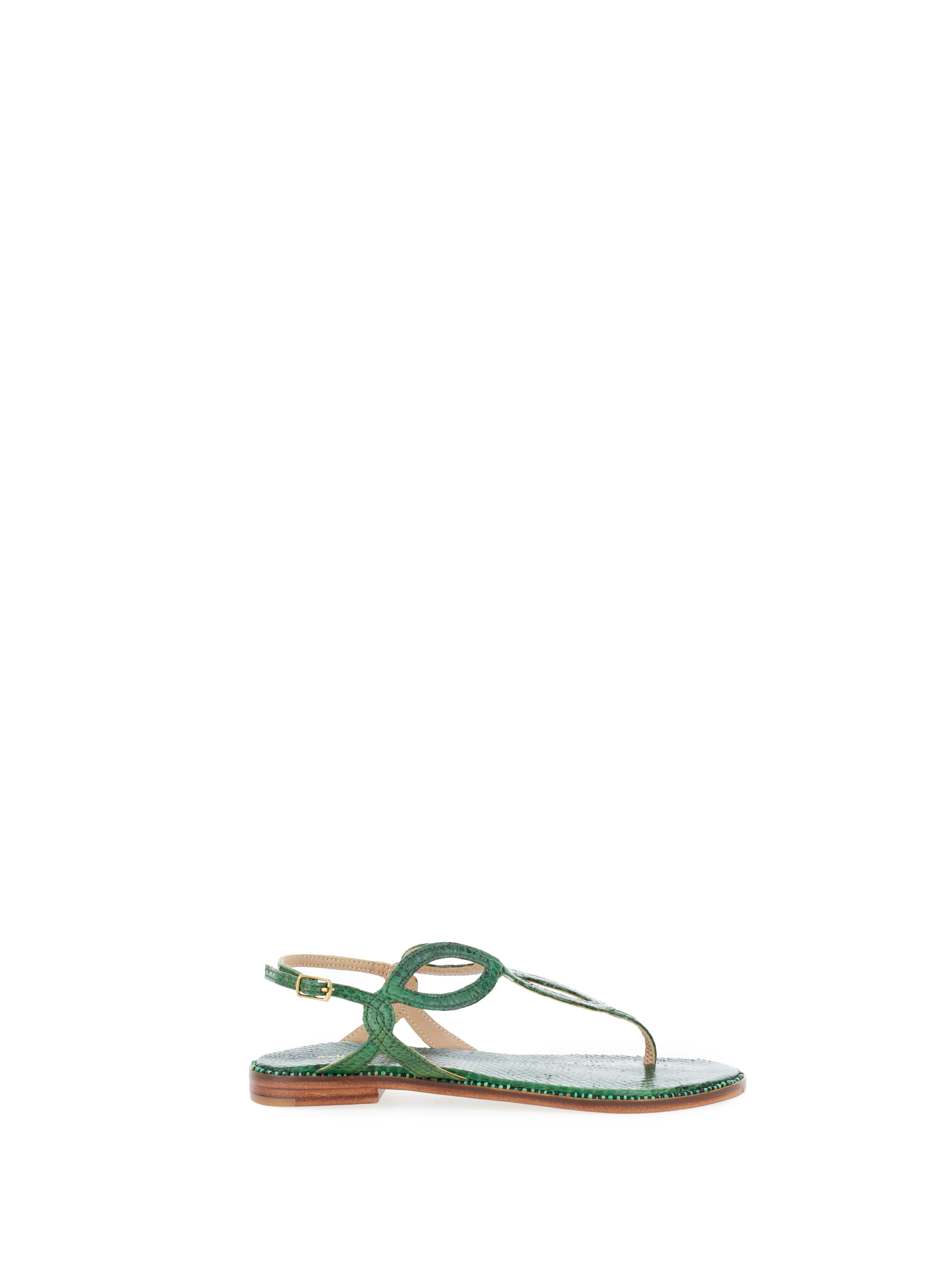 Sandali in pelle VERDE 41