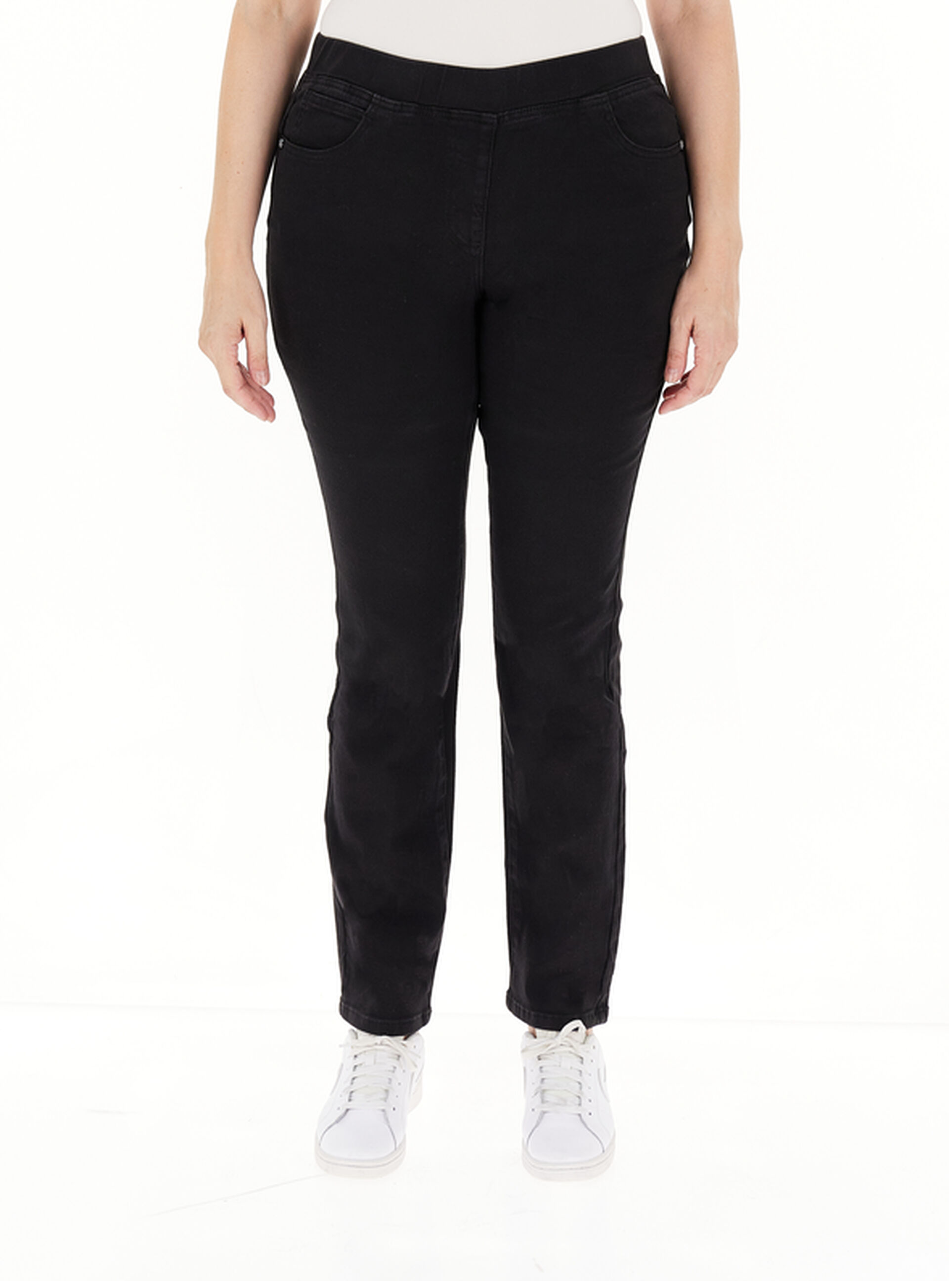 ELENA MIRO' Jeggings NERO