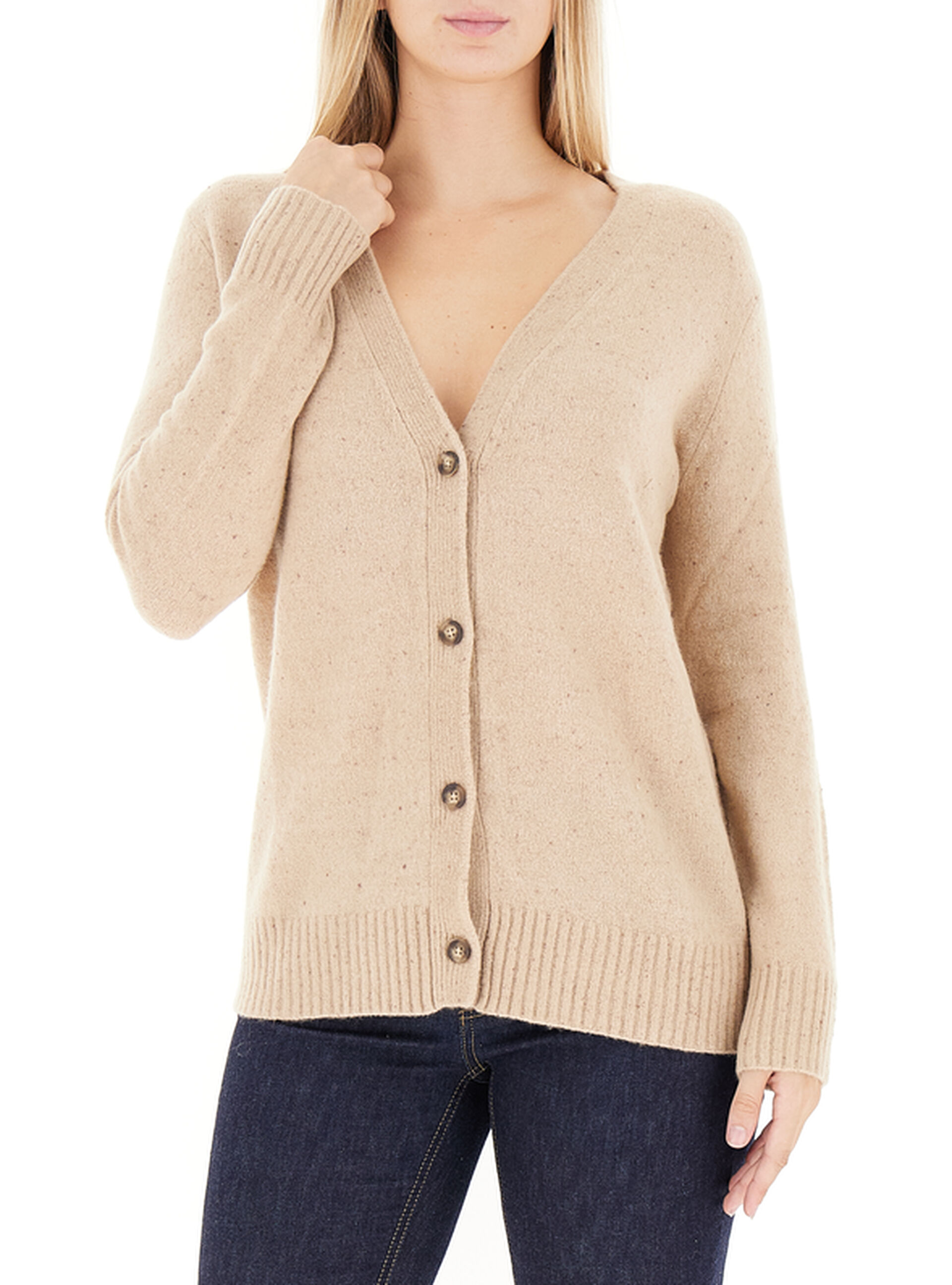 I BLUES Cardigan misto lana BEIGE