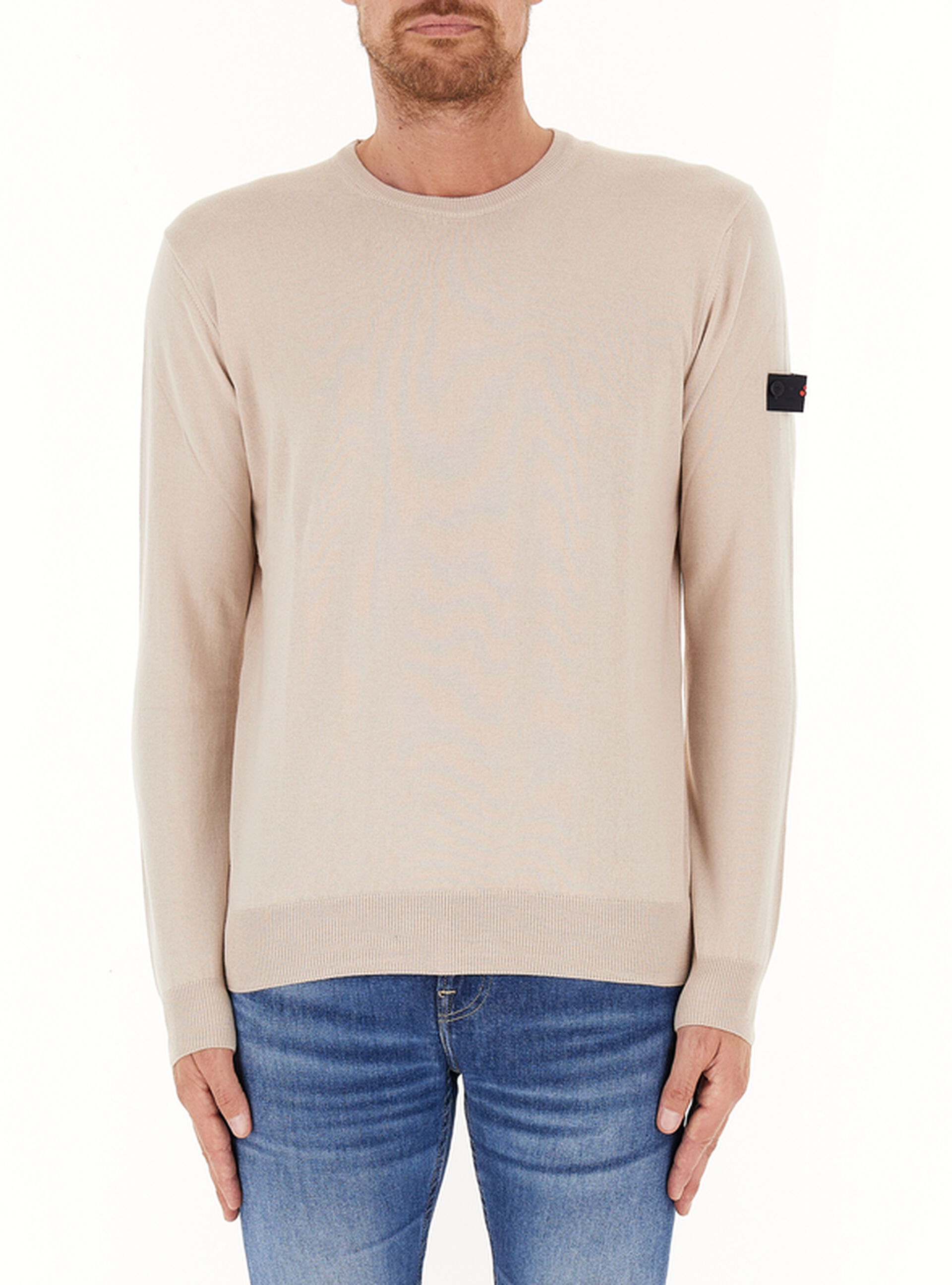 Maglione misto cotone BEIGE XL