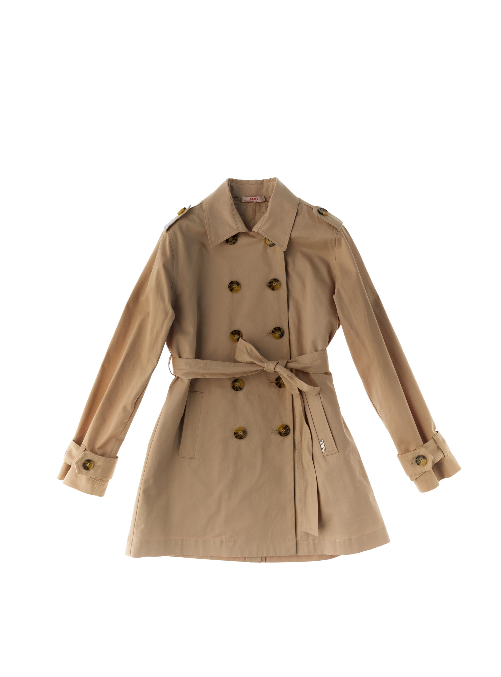 Trench con cintura JUNIOR CAMMELLO