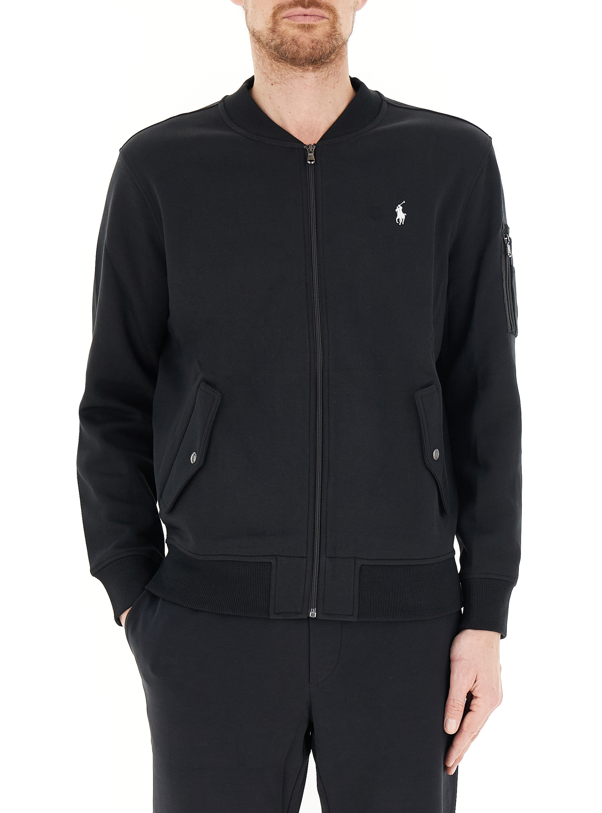 Felpa misto cotone POLO NERO