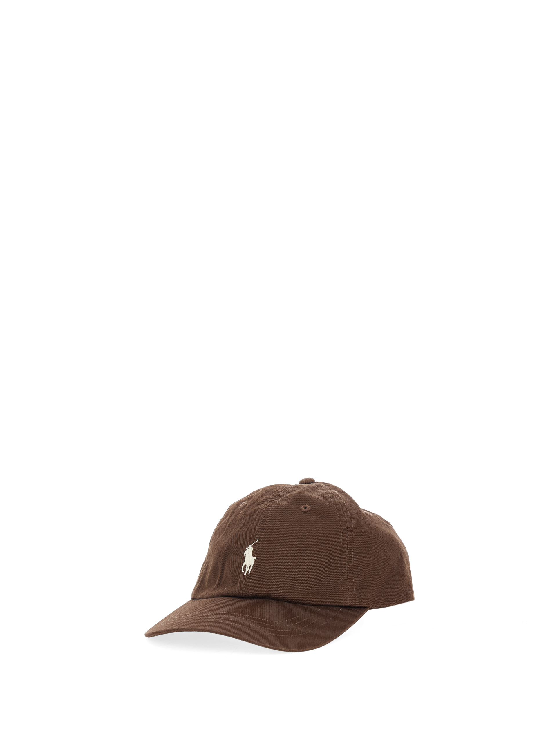 Cappello con visiera POLO MARRONE
