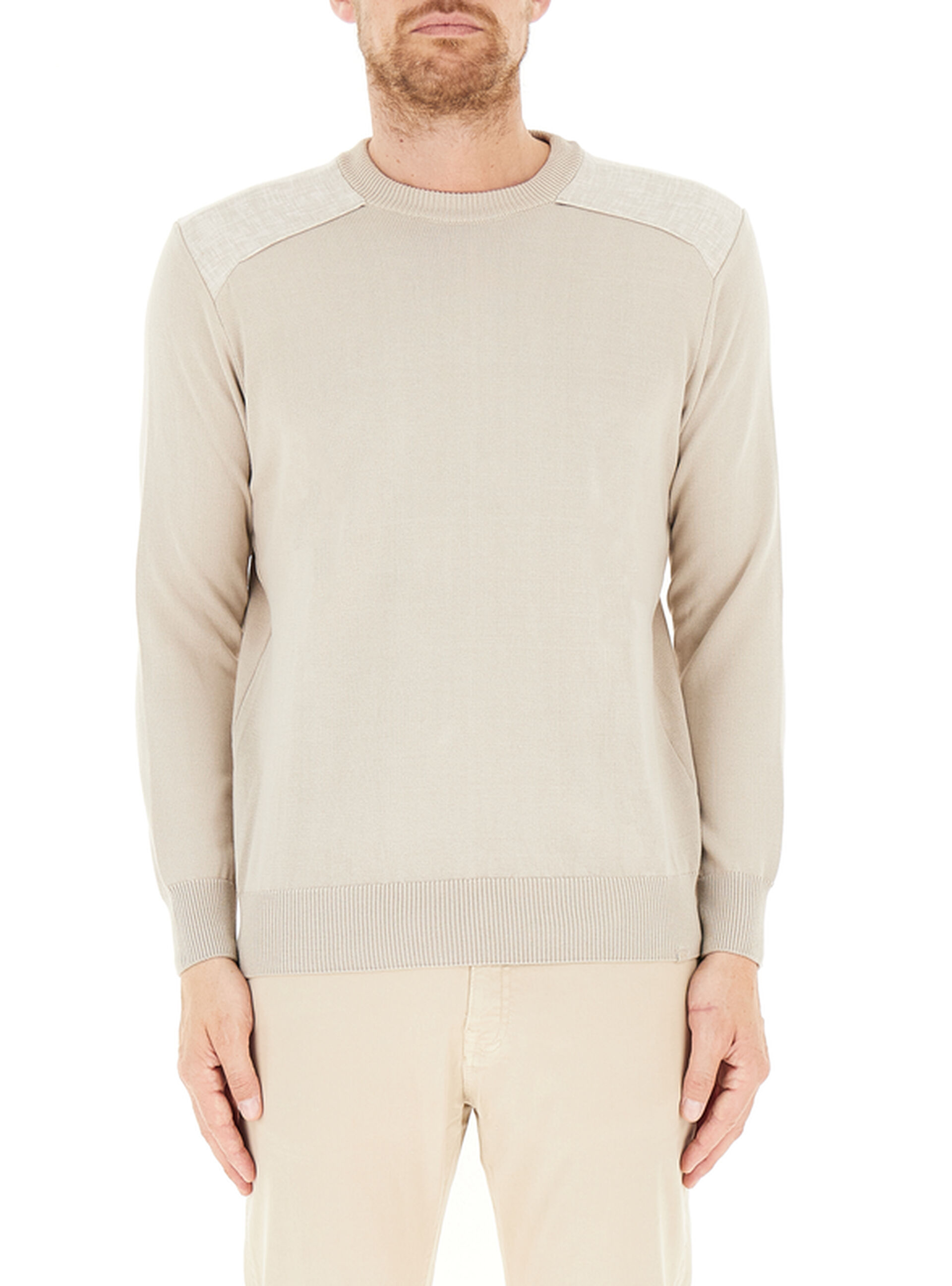 Maglia in cotone BEIGE