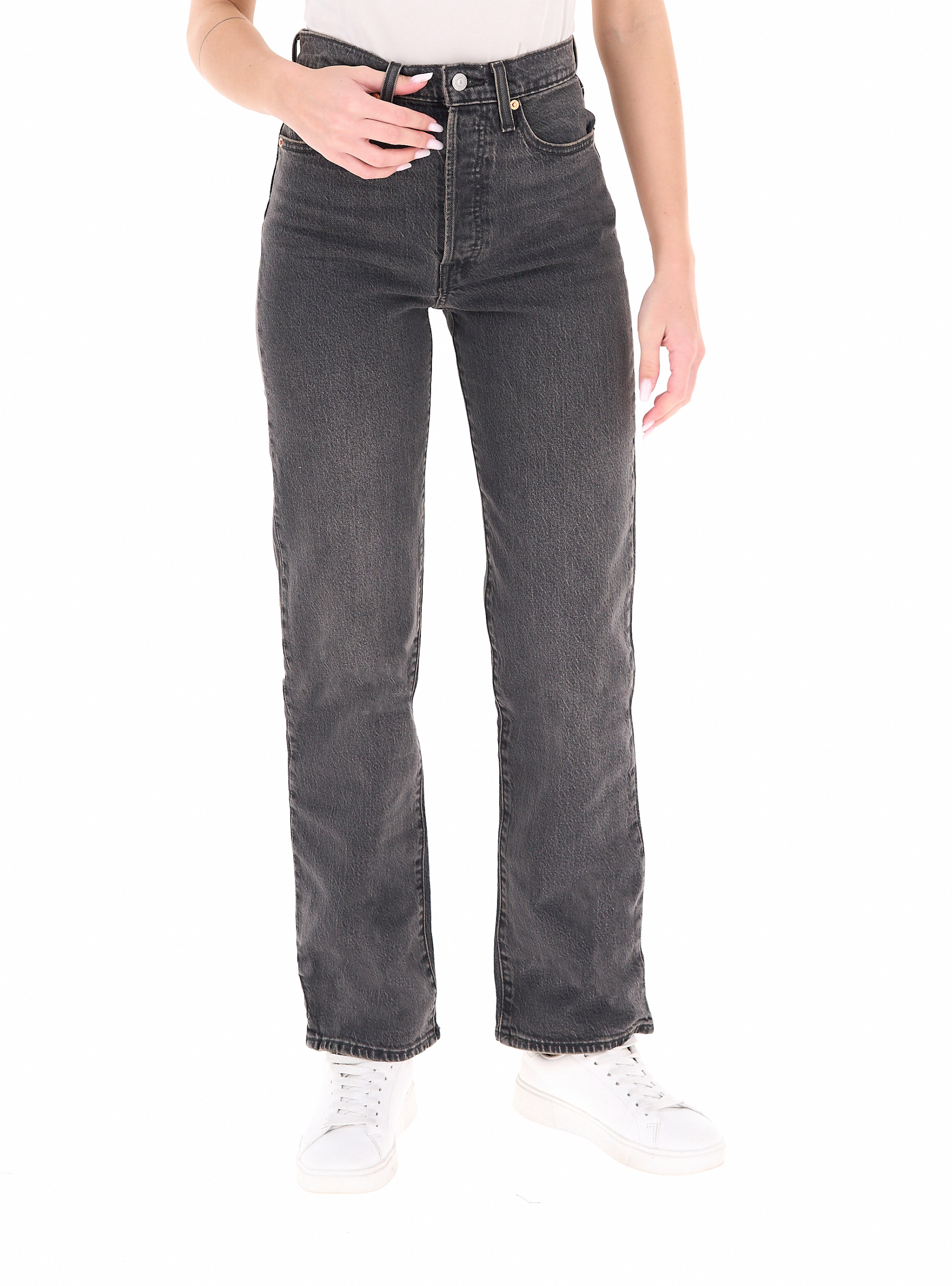 Jeans straight leg LEVI'S NERO