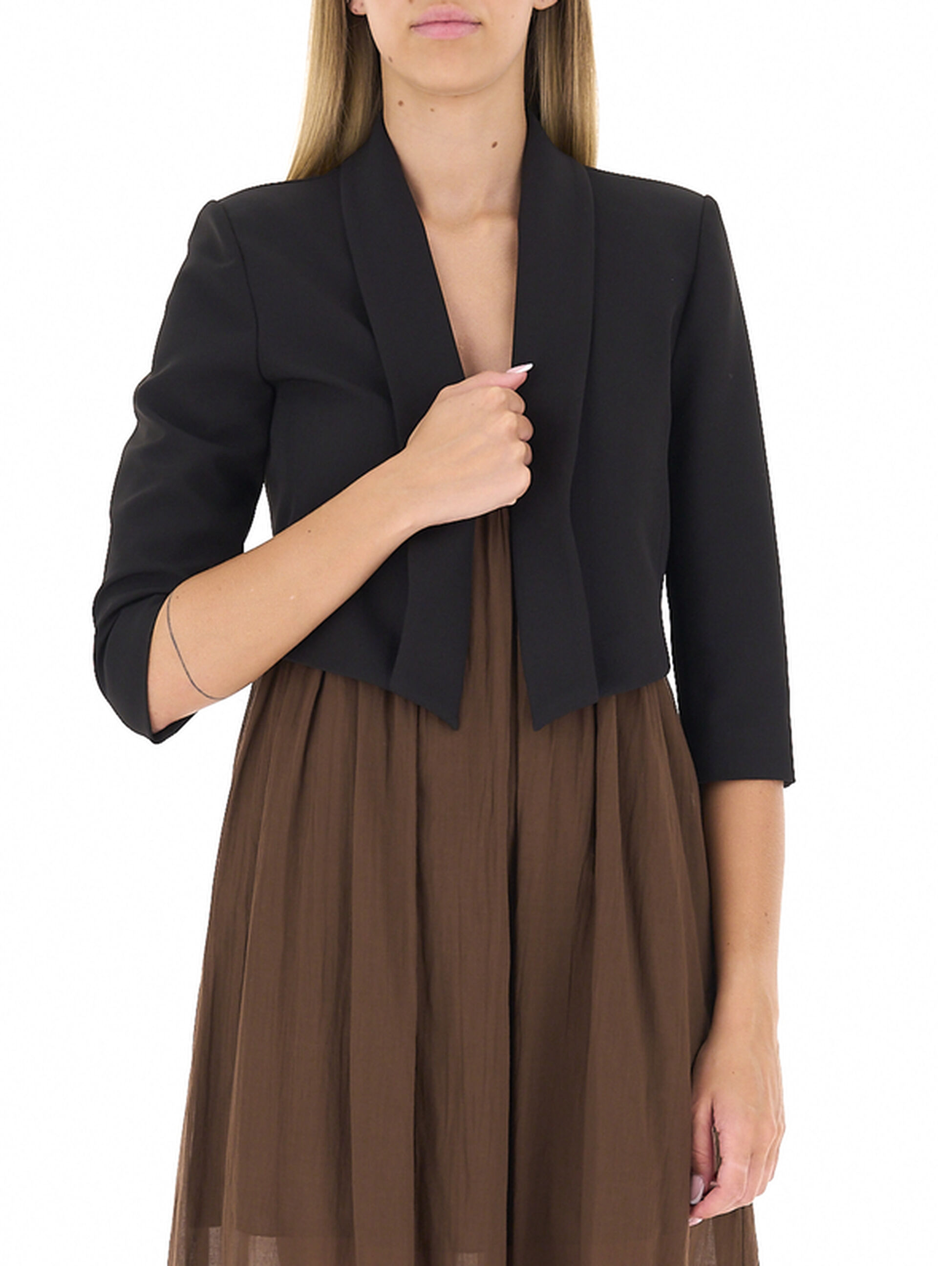 Coprispalle bolero NERO S