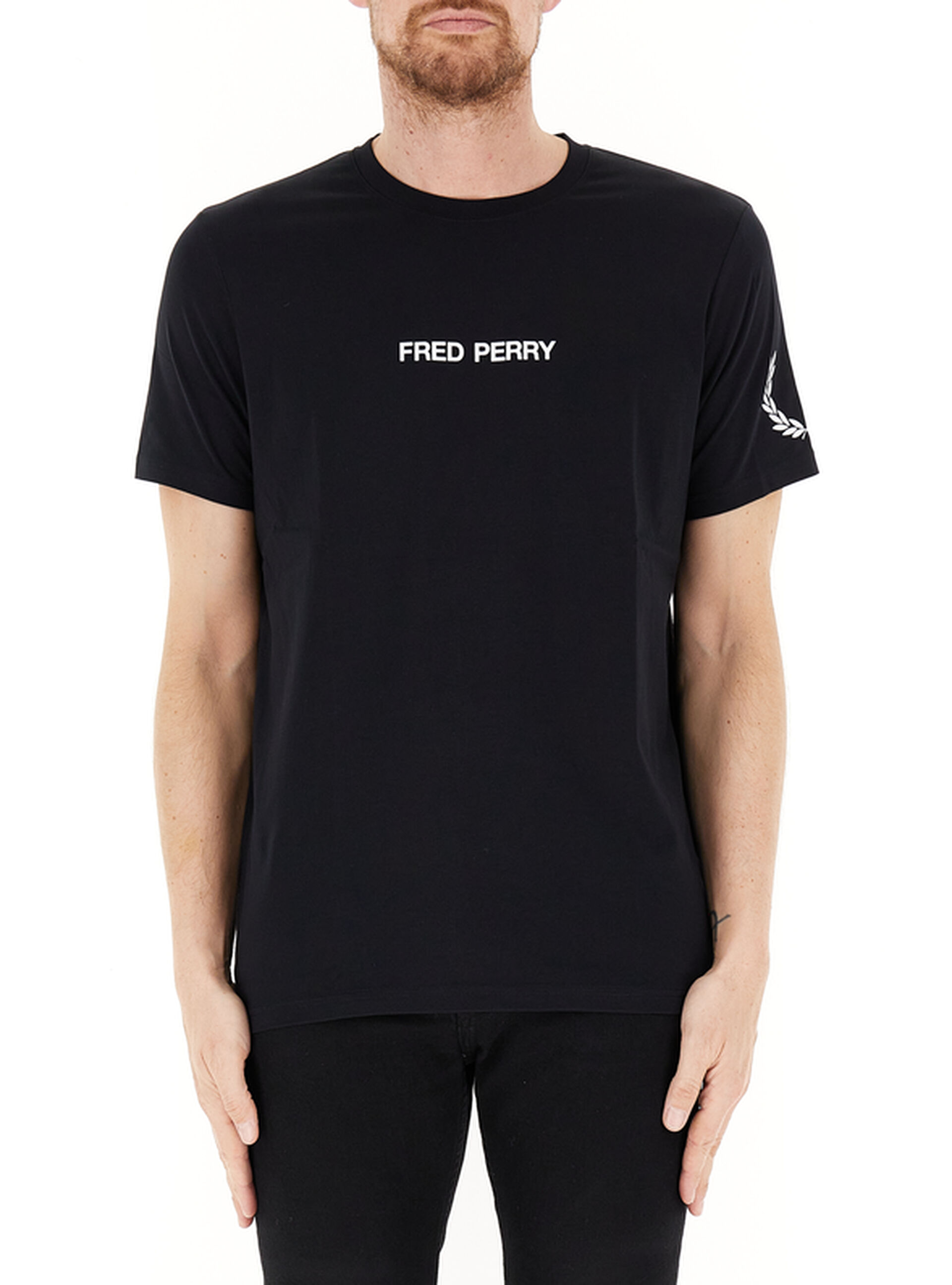 T-shirt girocollo NERO XXL