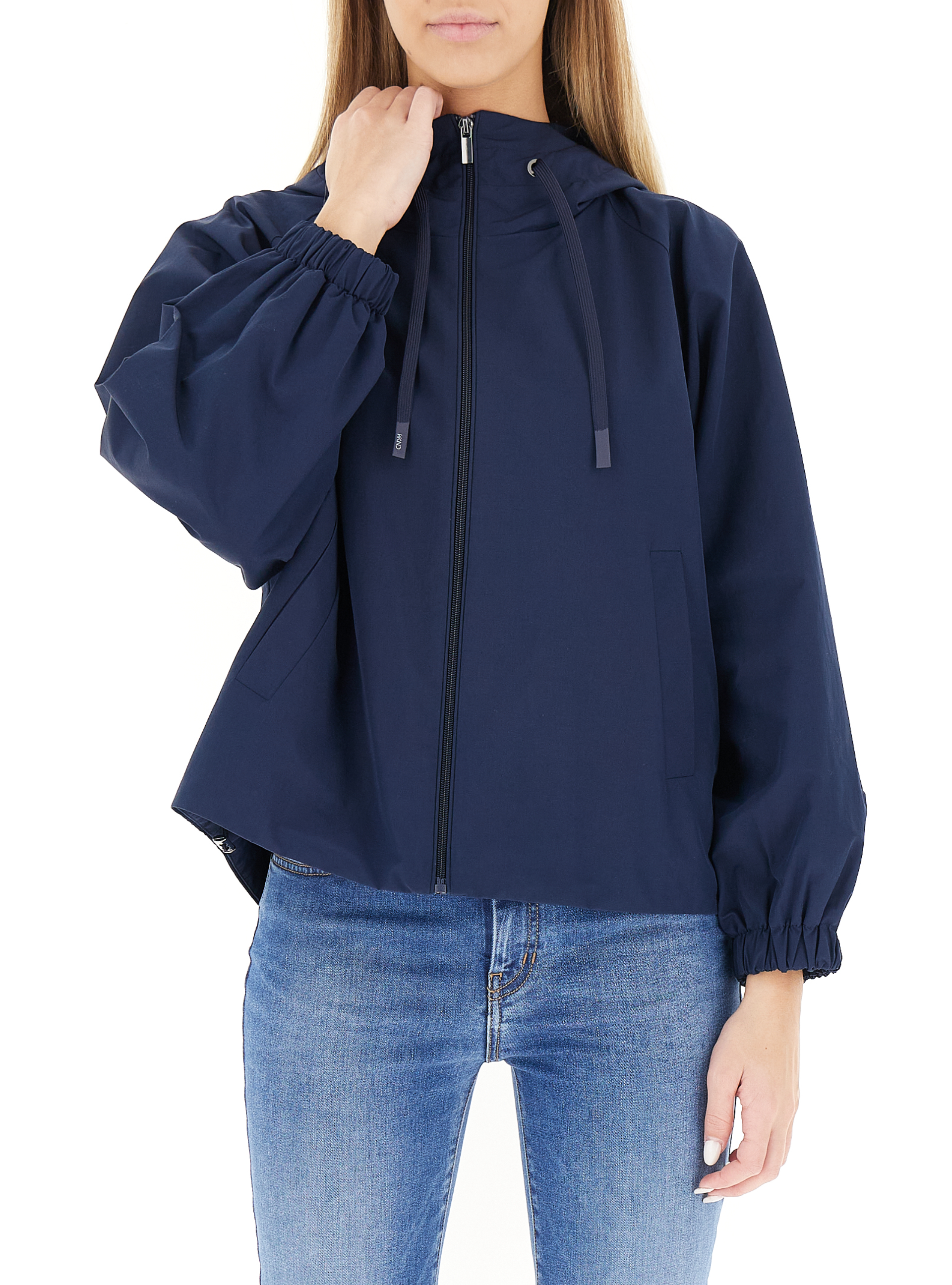Giacca con cappuccio BLU SCURO