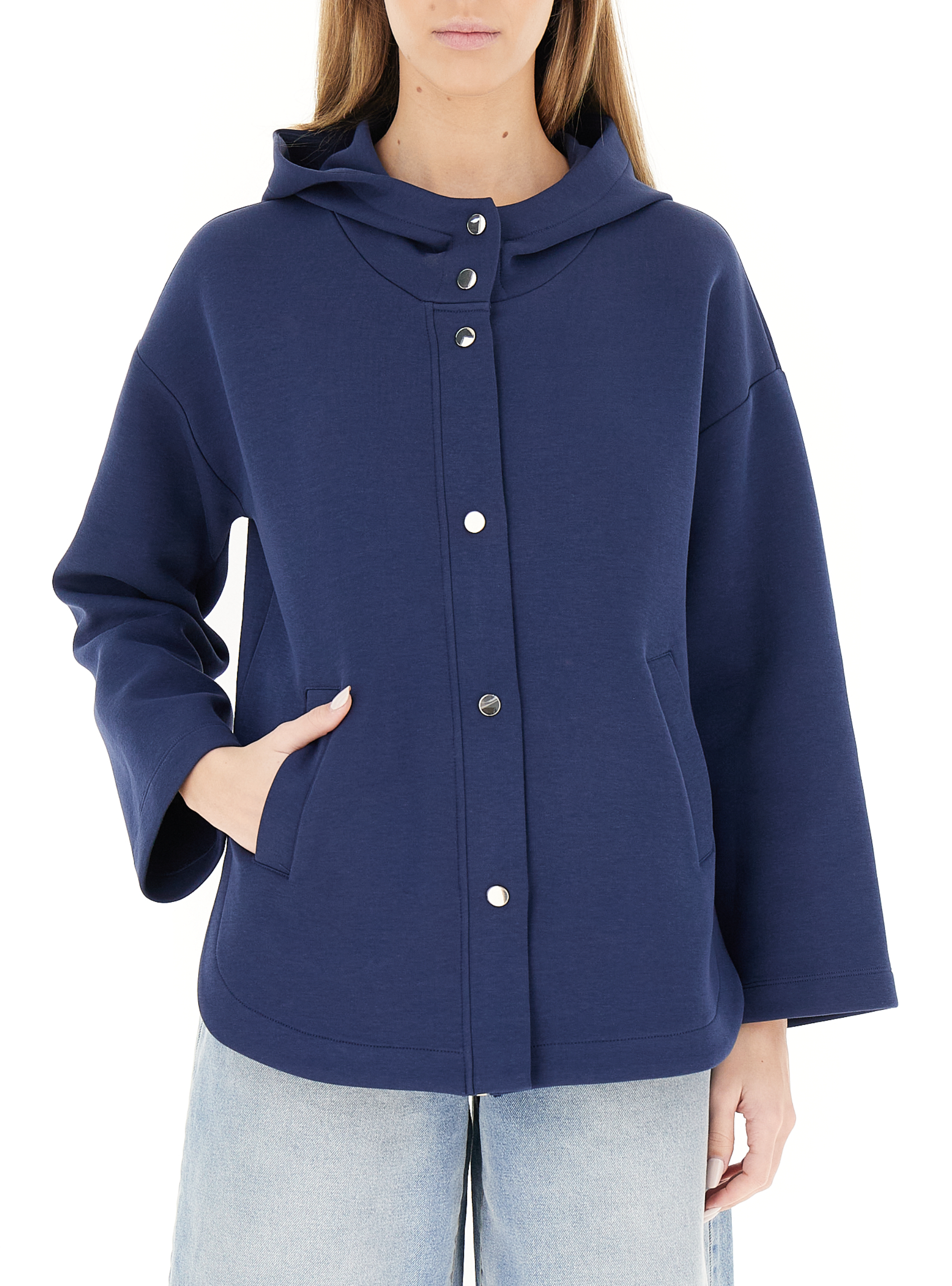 KOCCA Giacca in scuba BLU NAVY M