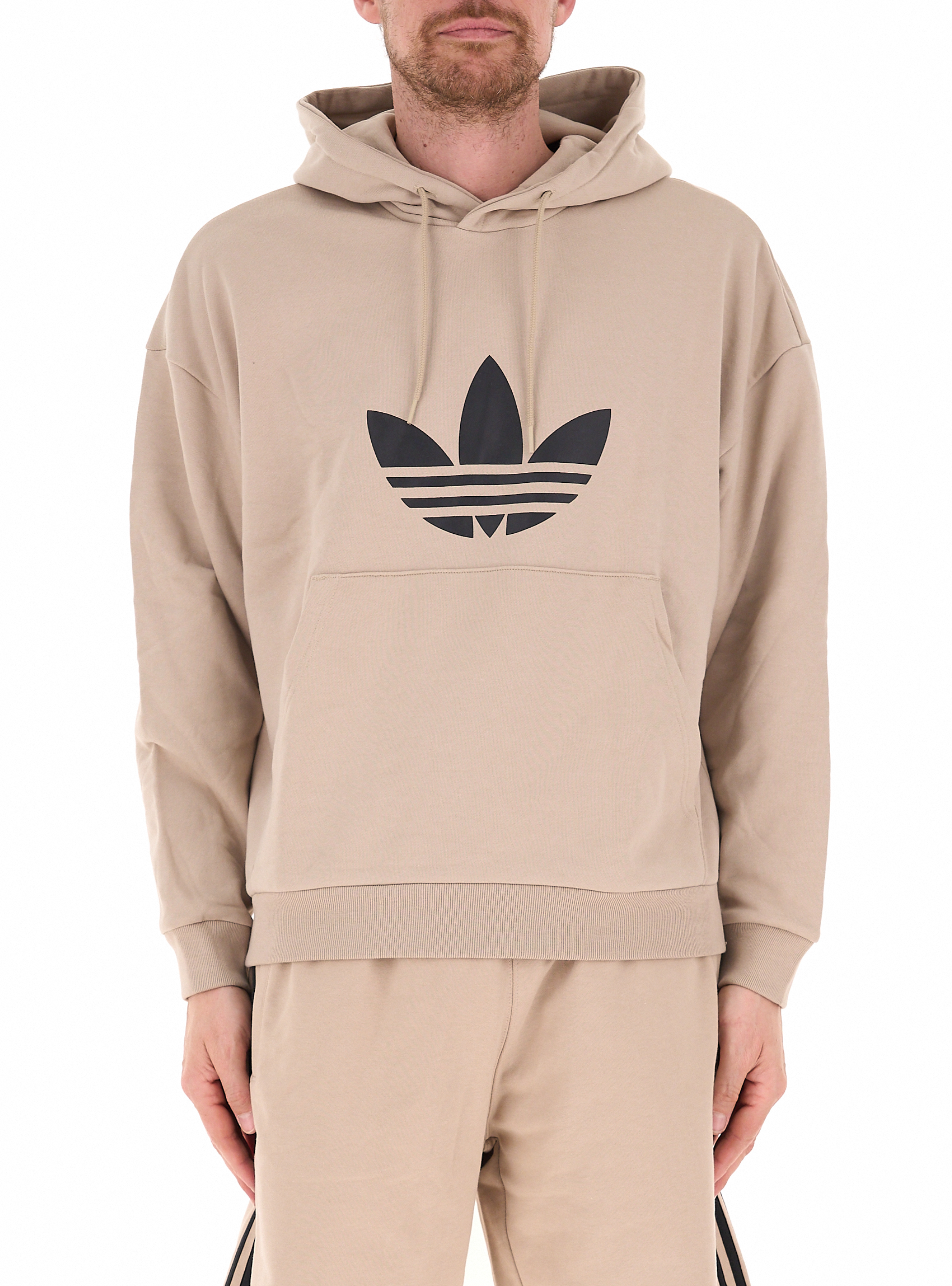 Adidas Felpa con cappuccio BEIGE