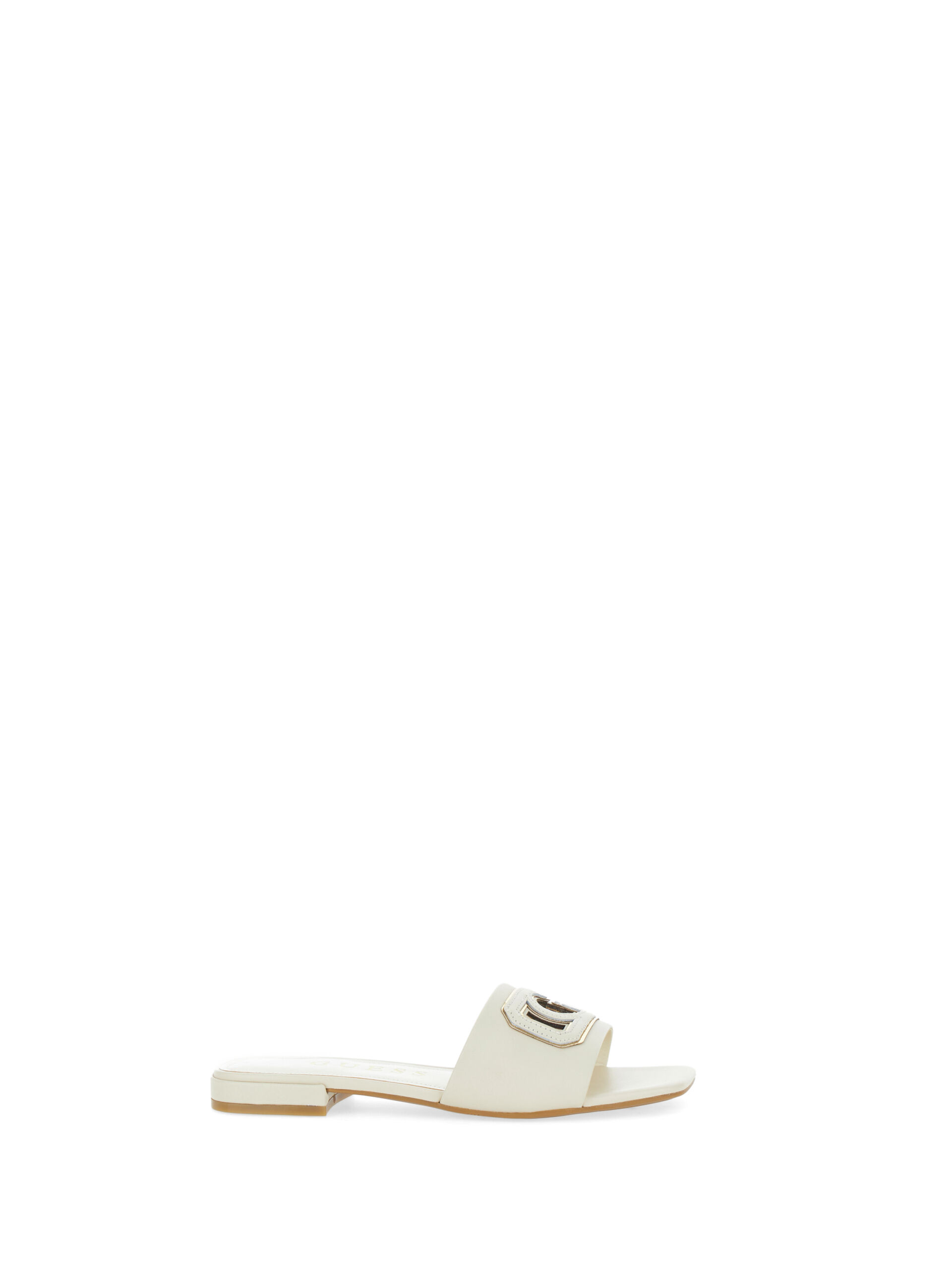 Guess Ciabatte con logo PANNA