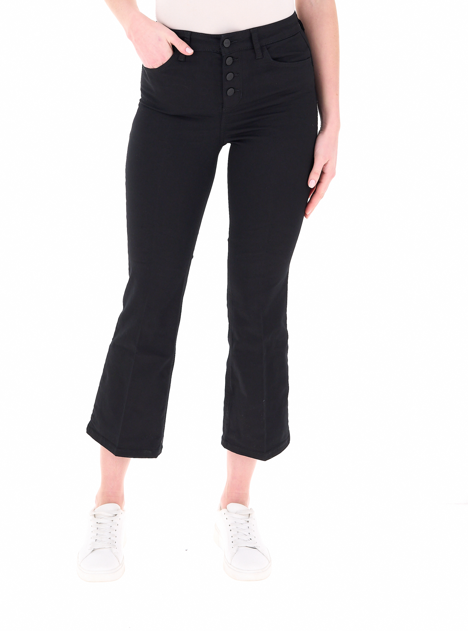 Pantalone flare LIU JEANS NERO