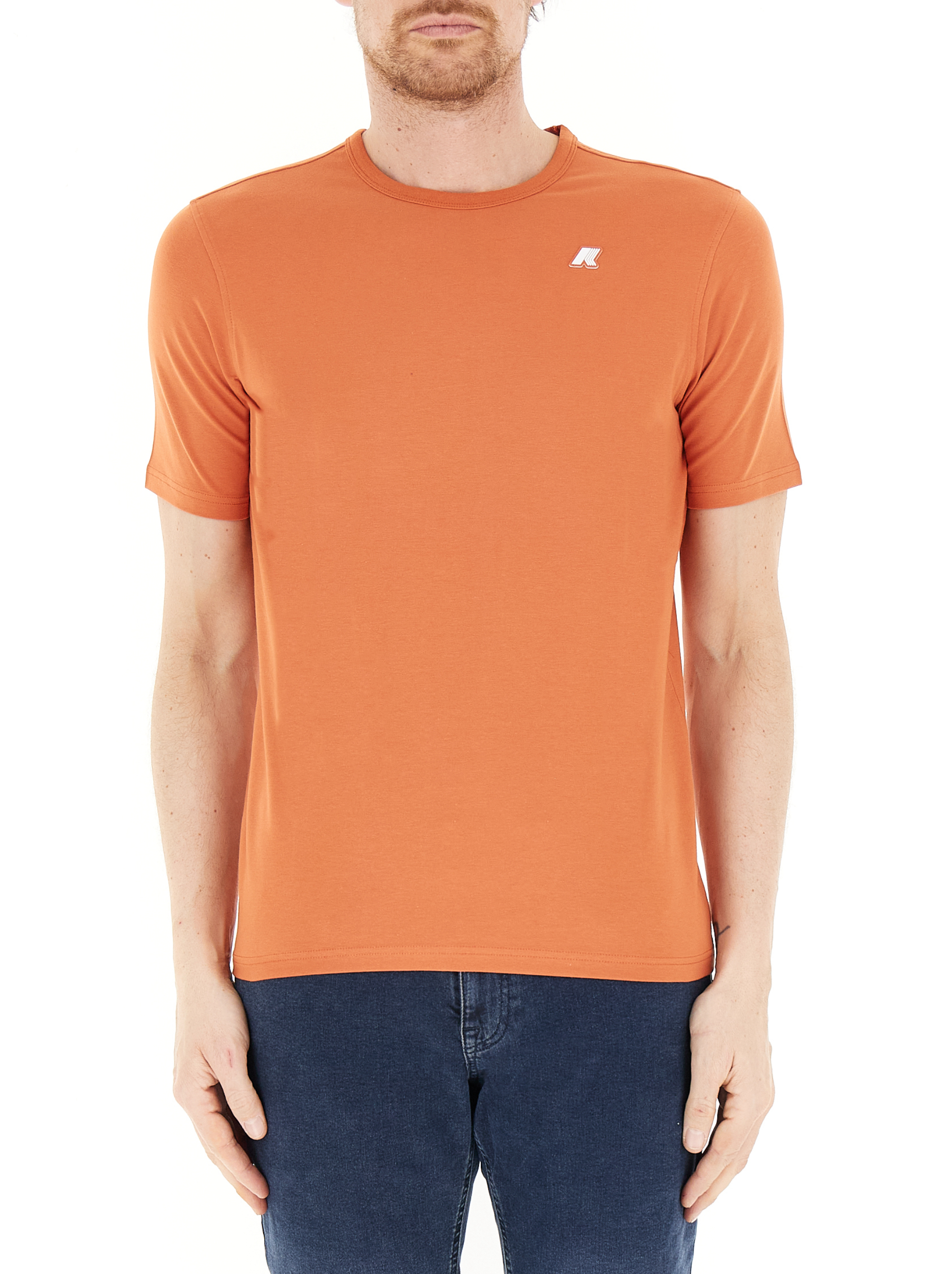 K-way T-shirt in cotone ARANCIONE