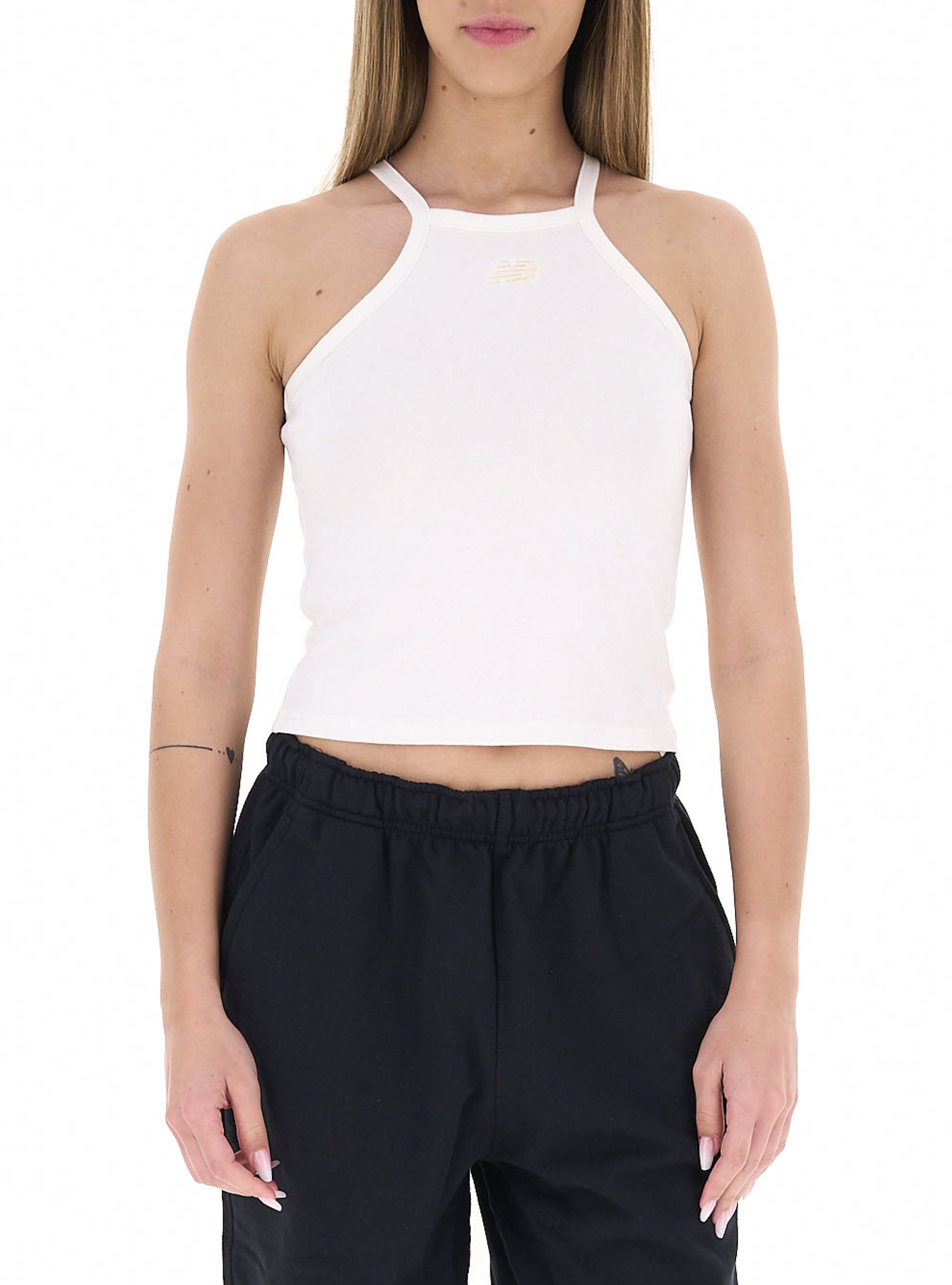 Top in cotone BIANCO XS