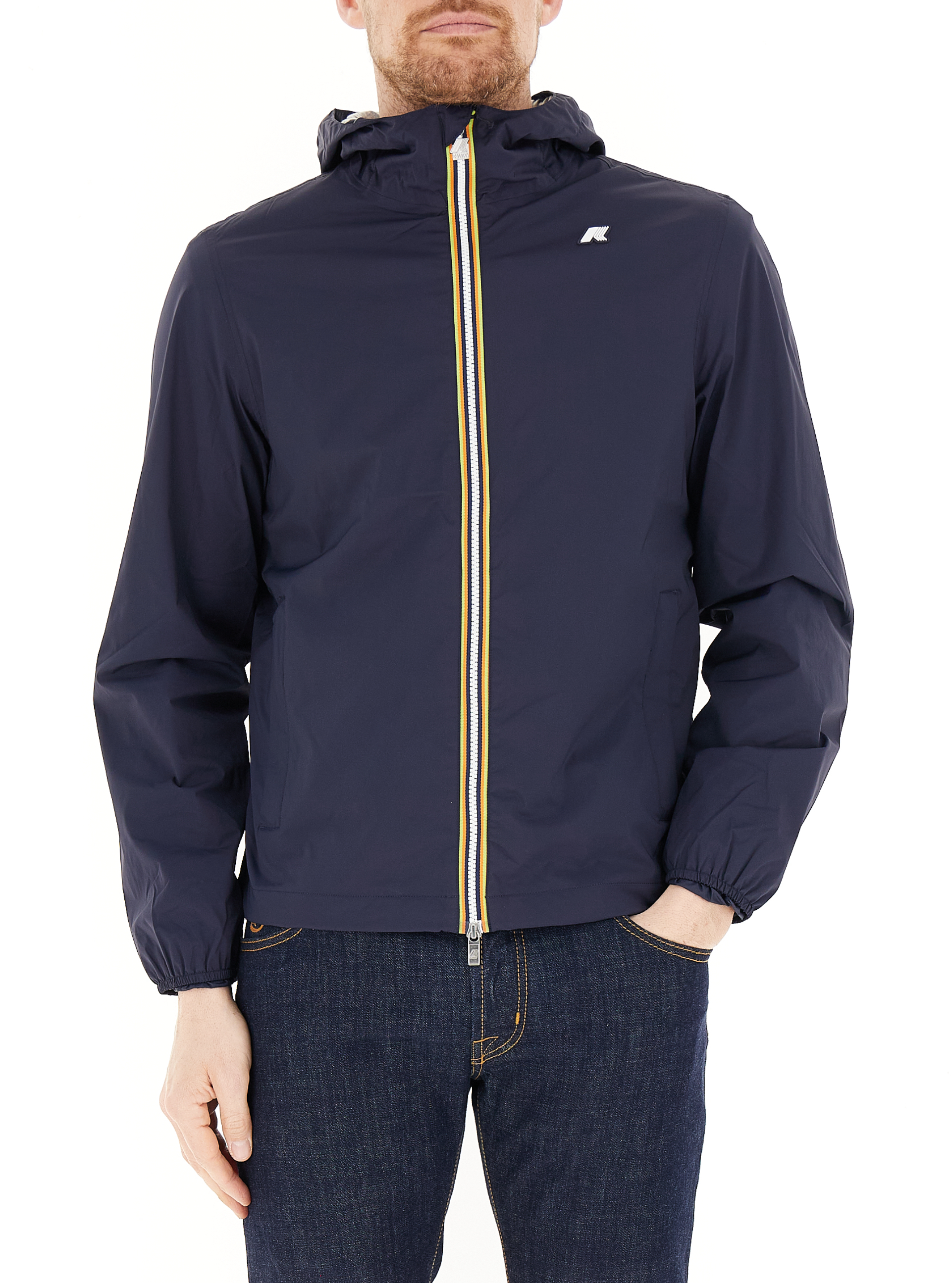 Giubbino con cappuccio BLU NOTTE XL
