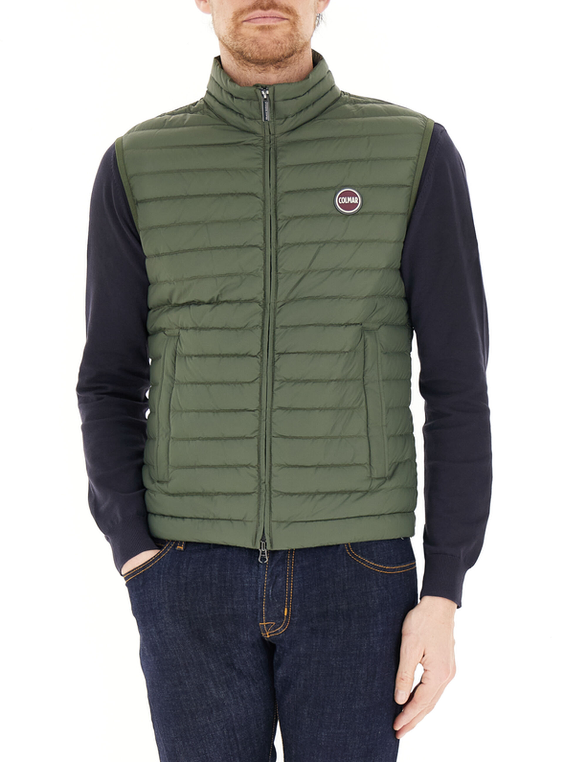 Piumino smanicato ORIGINALS VERDE MILITARE 48