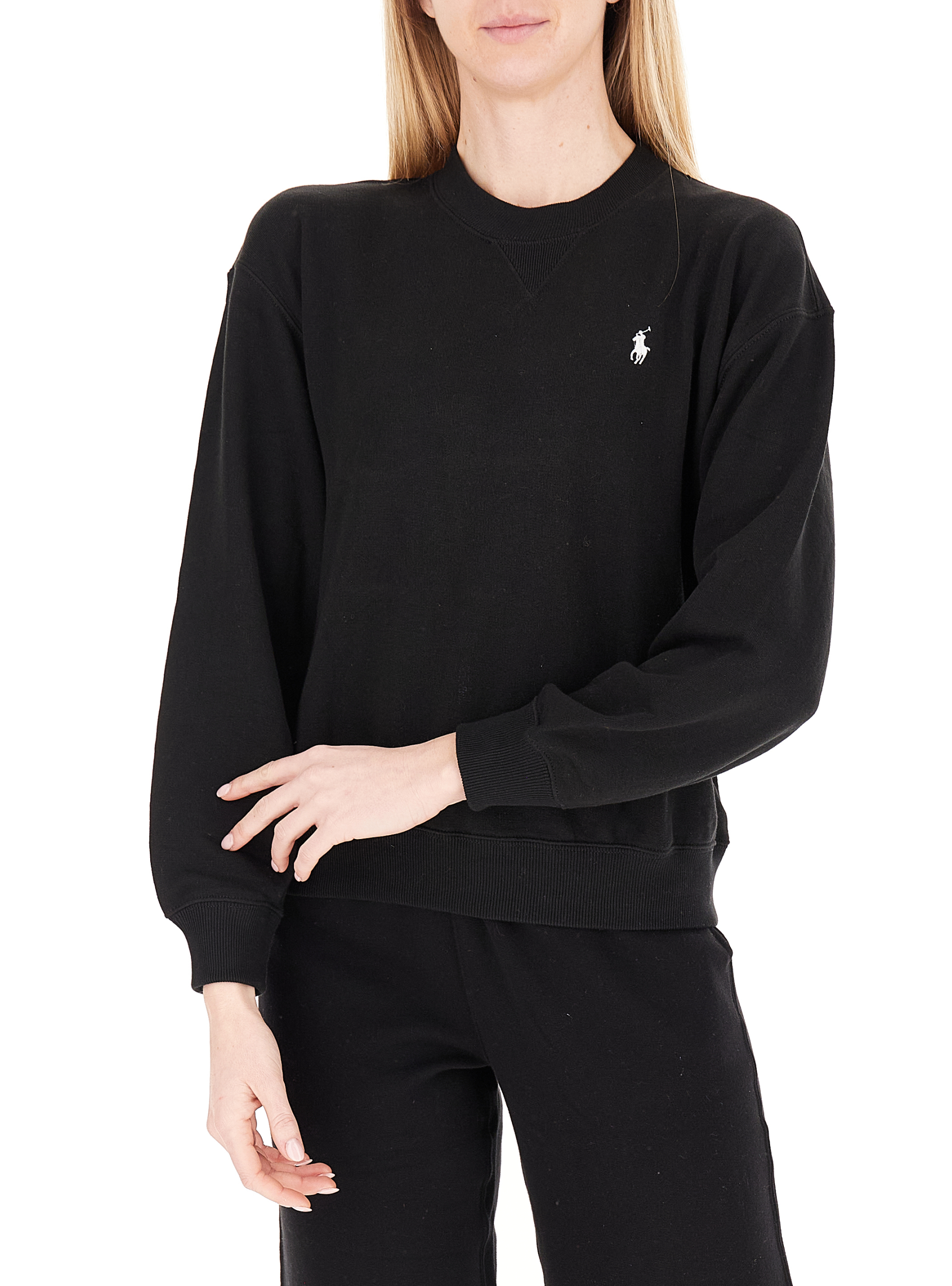 Felpa girocollo POLO NERO L