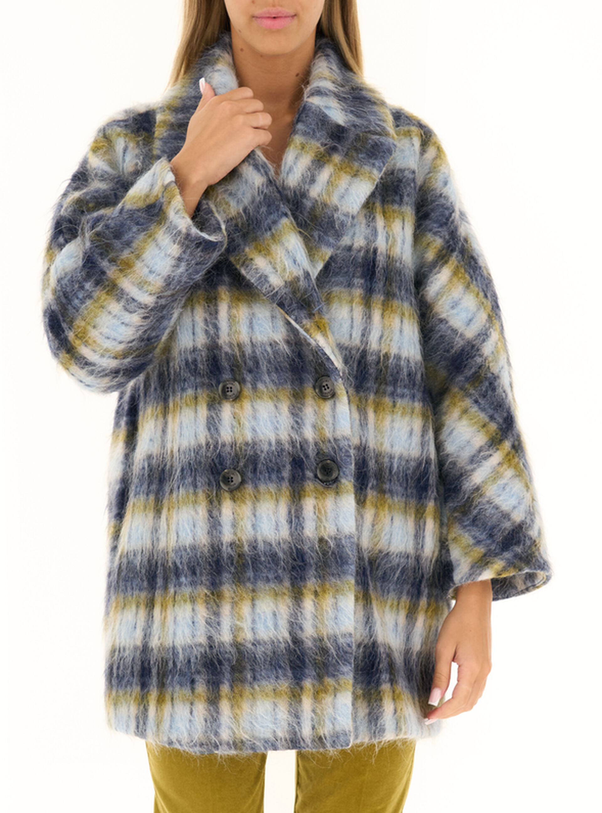 Cappotto doppiopetto CELESTE 40