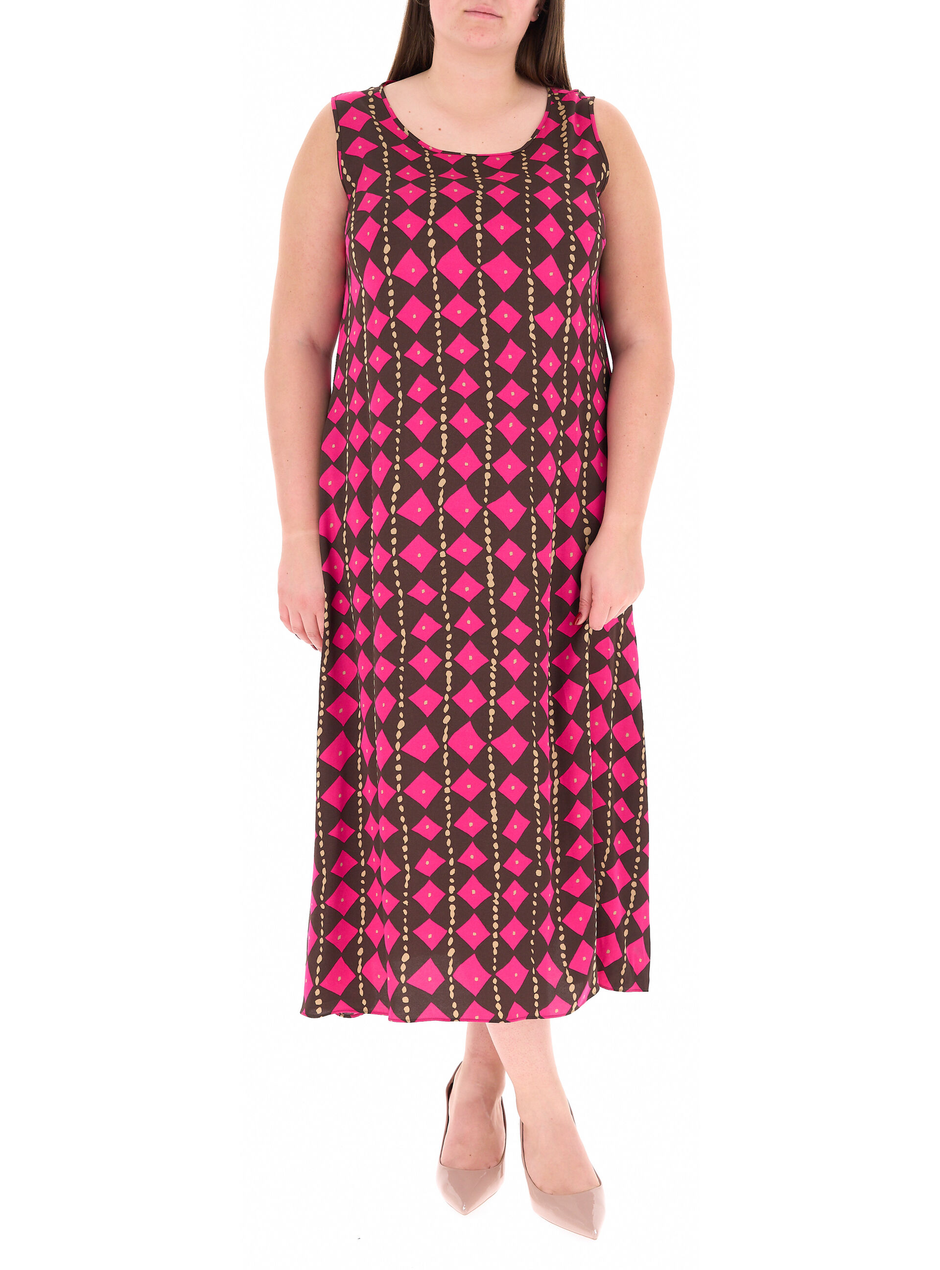 Abito in viscosa FUCSIA 19