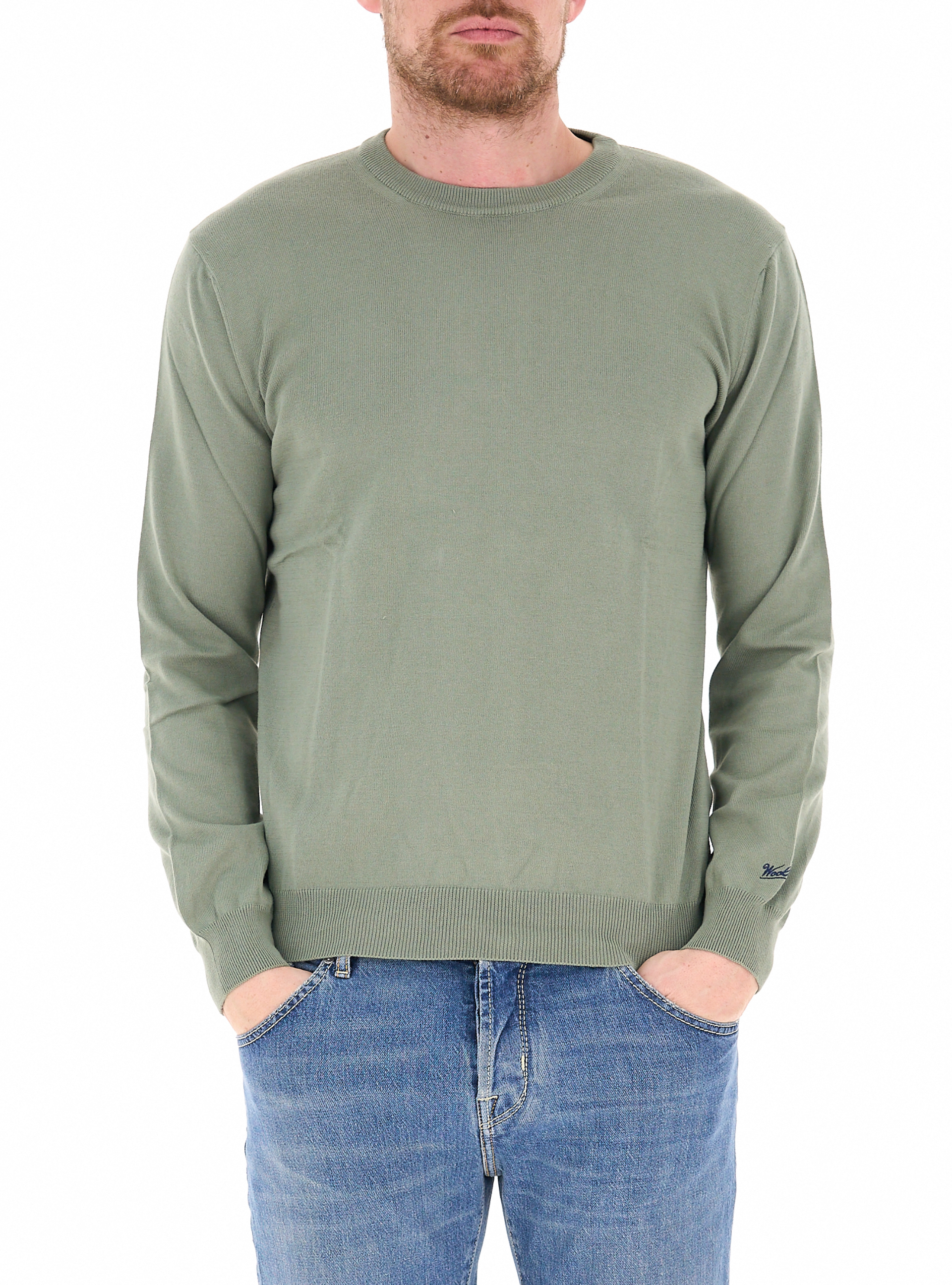 WOOLRICH Maglia girocollo SALVIA